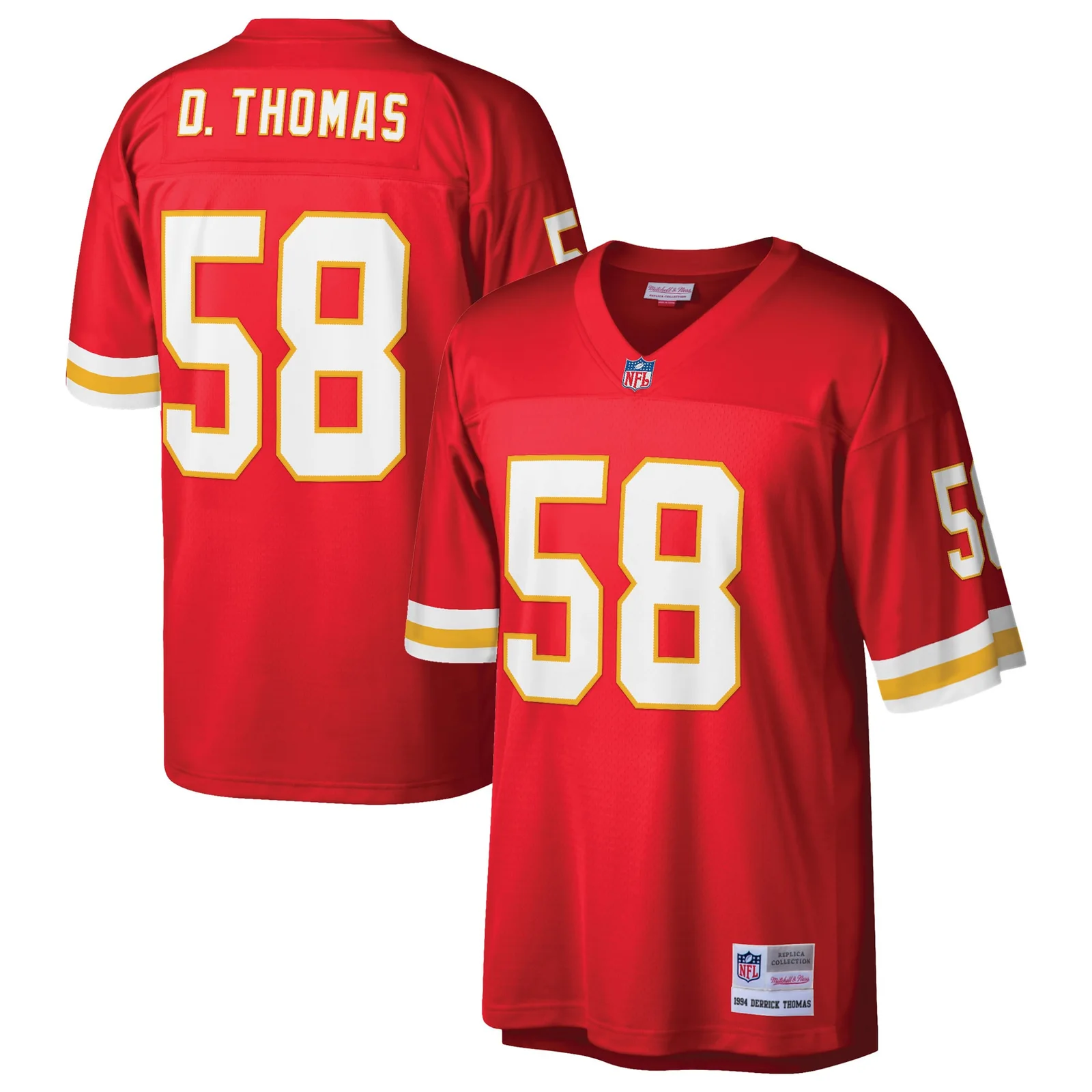 Men's Derrick Thomas Kansas City Chiefs Mitchell &amp; Ness Retired Player Legacy  Jersey - Red