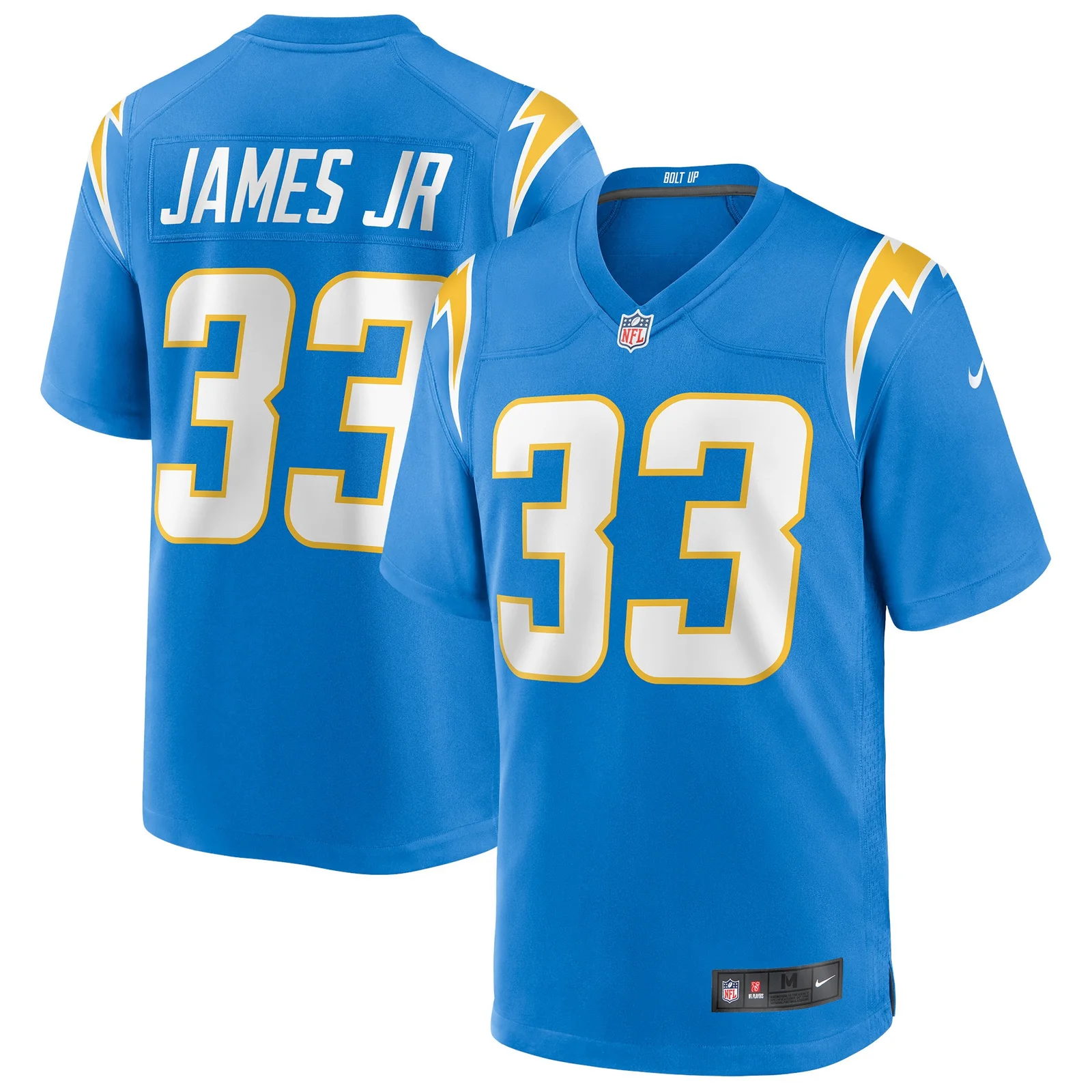 Men's Derwin James Los Angeles Chargers Game Player Jersey - Powder Blue -