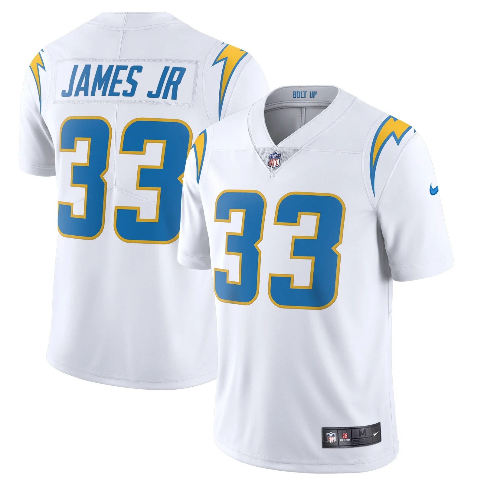 Men's Derwin James Los Angeles Chargers Vapor Limited Jersey - White -
