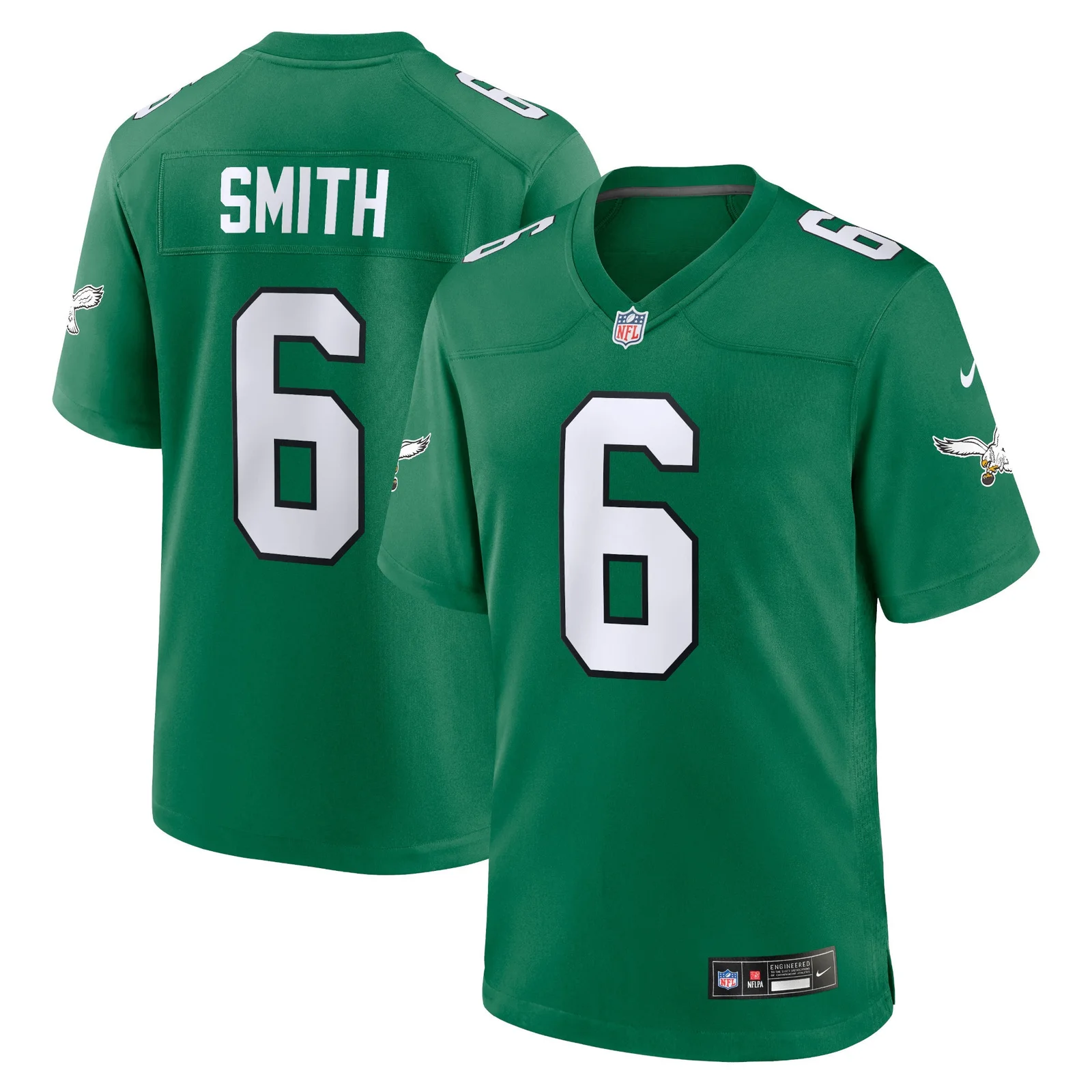 DeVonta Smith Philadelphia Eagles Youth Alternate Player Game Jersey - Kelly Green -