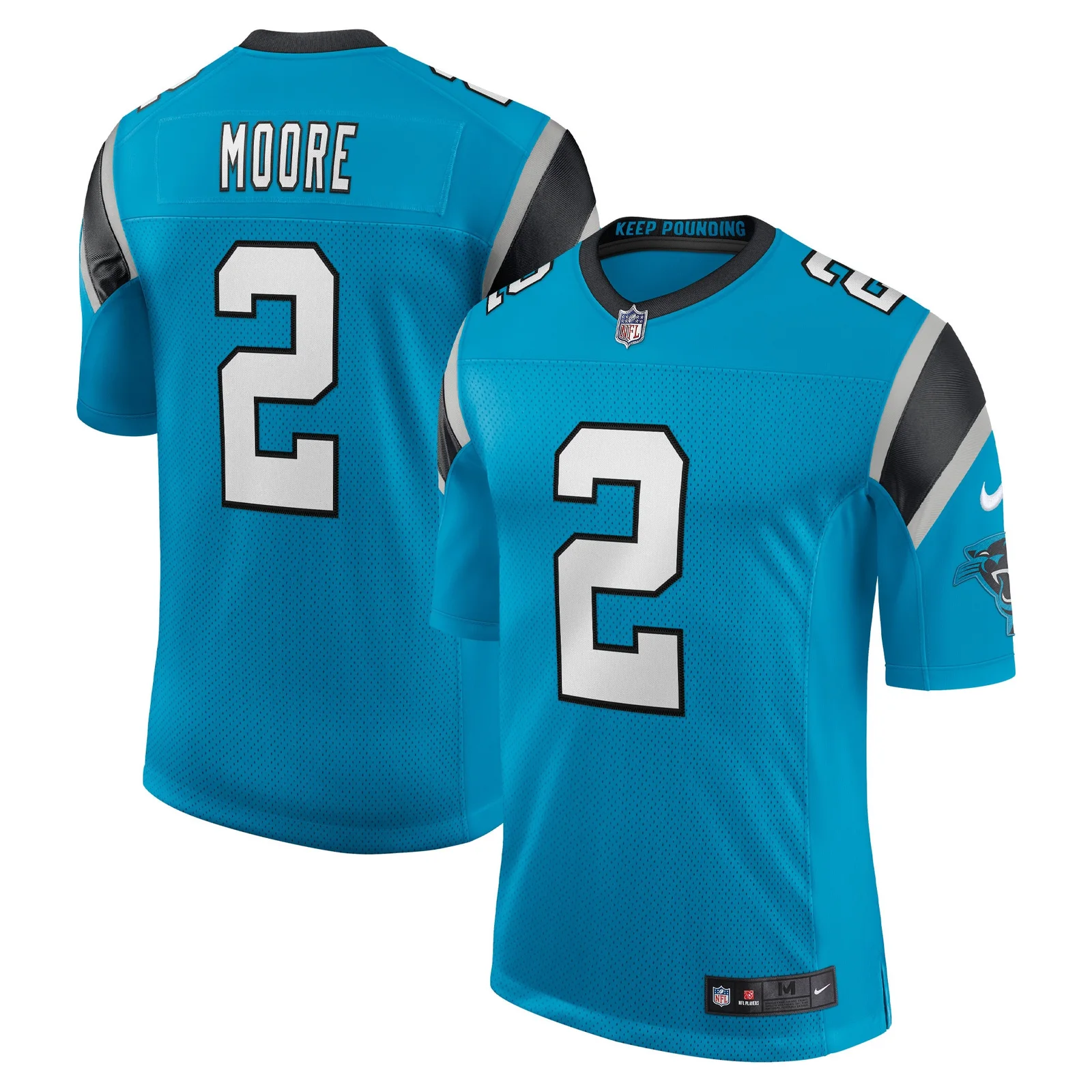 Men's D.J. Moore Carolina Panthers Vapor Limited Jersey - Blue -