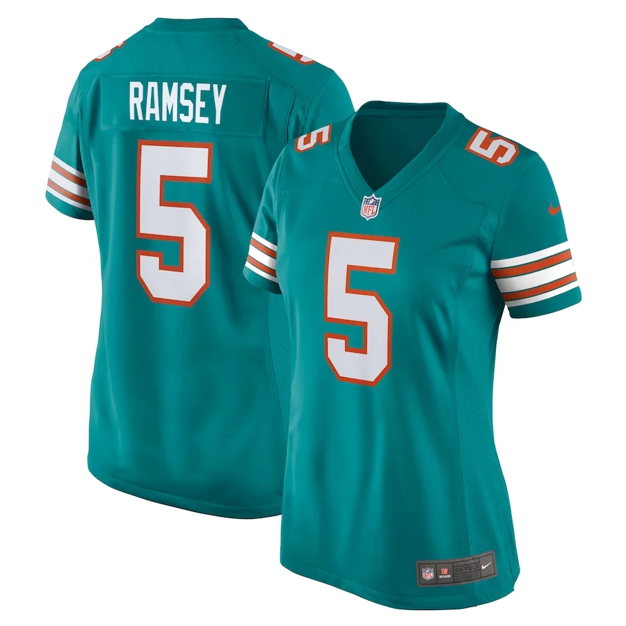 Jalen Ramsey Jersey, Aqua Woman's, Alternate Game Jersey -