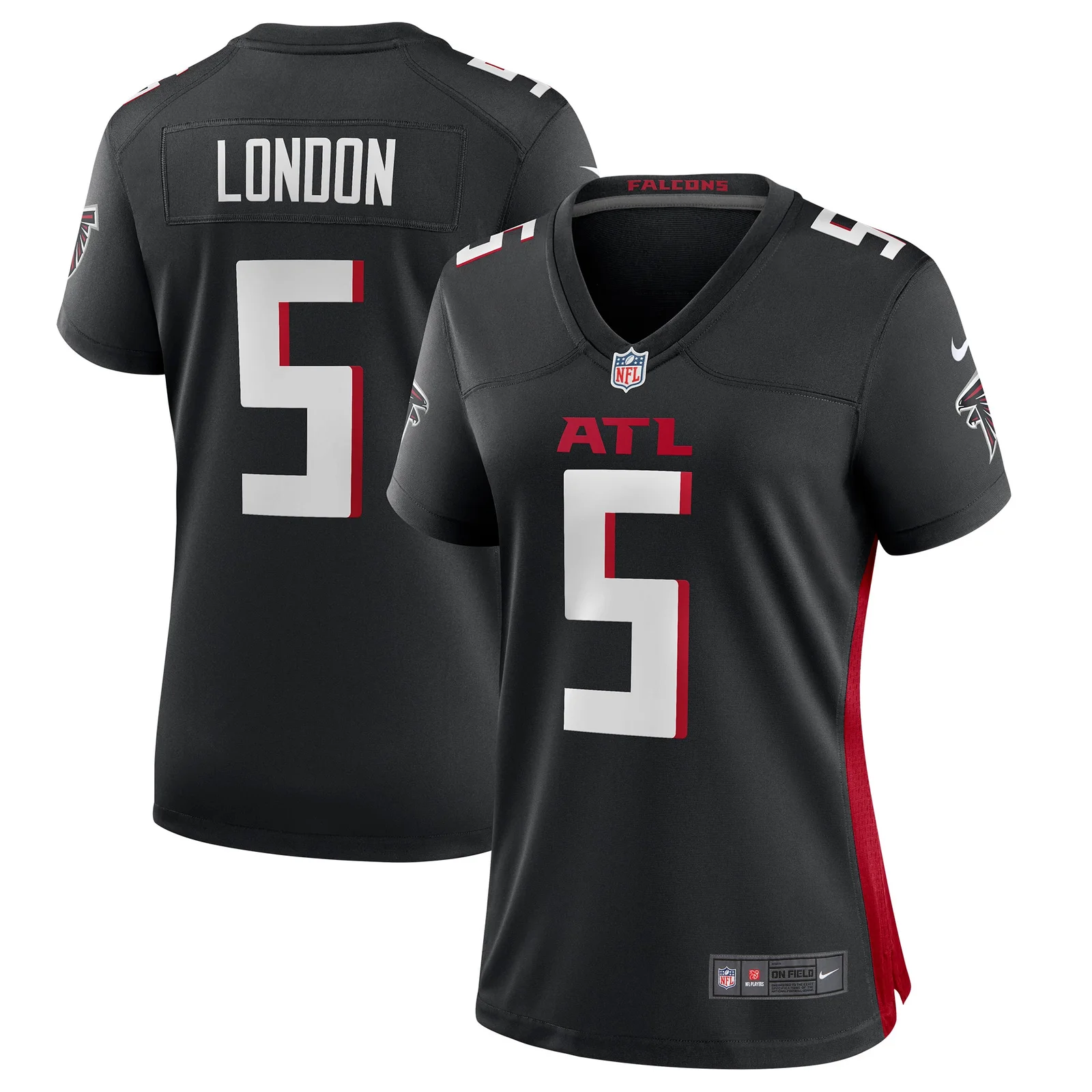 Drake London Atlanta Falcons Woman's Player Game Jersey - Black -