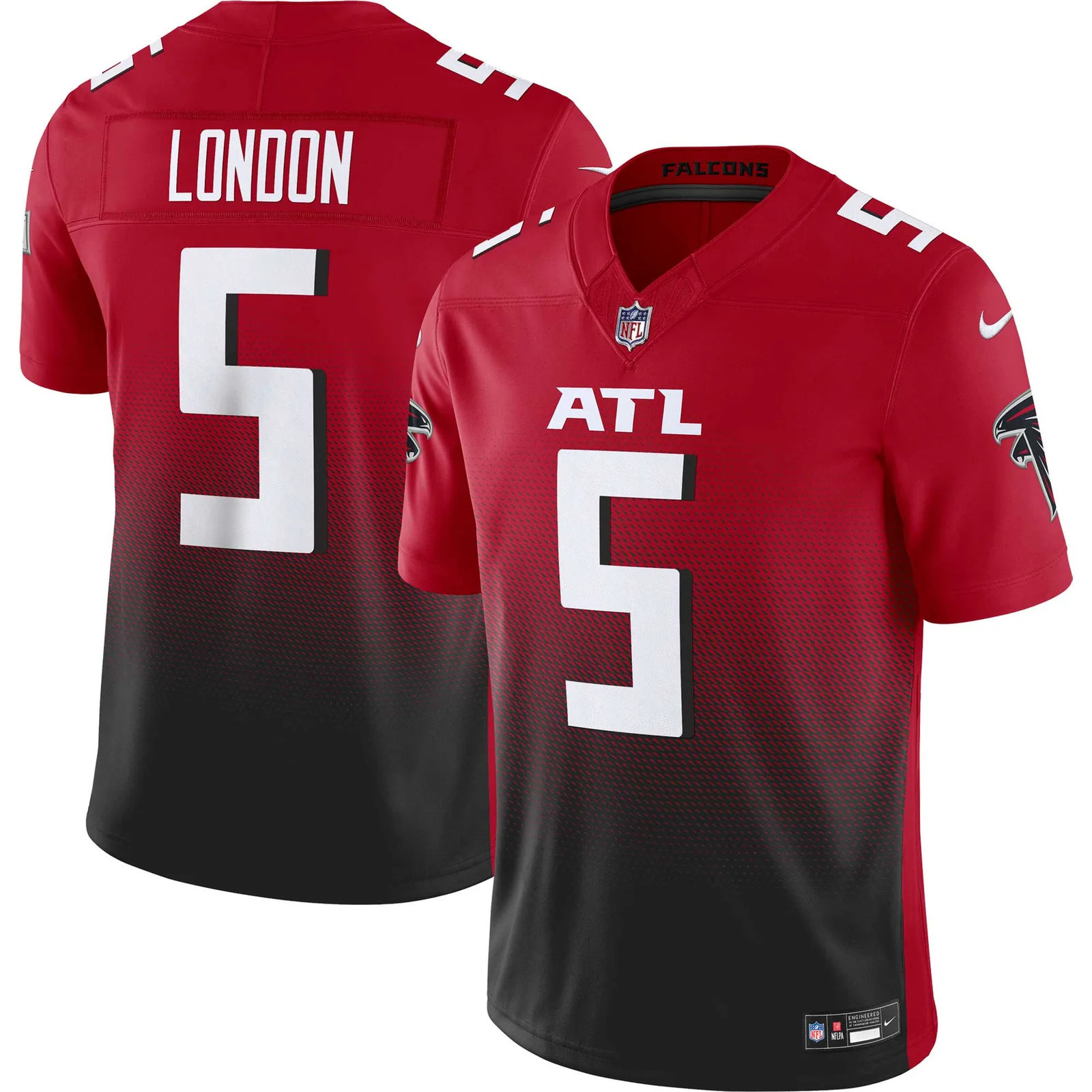 Men's Drake London Atlanta Falcons Vapor F.U.S.E. Limited Jersey - Red -