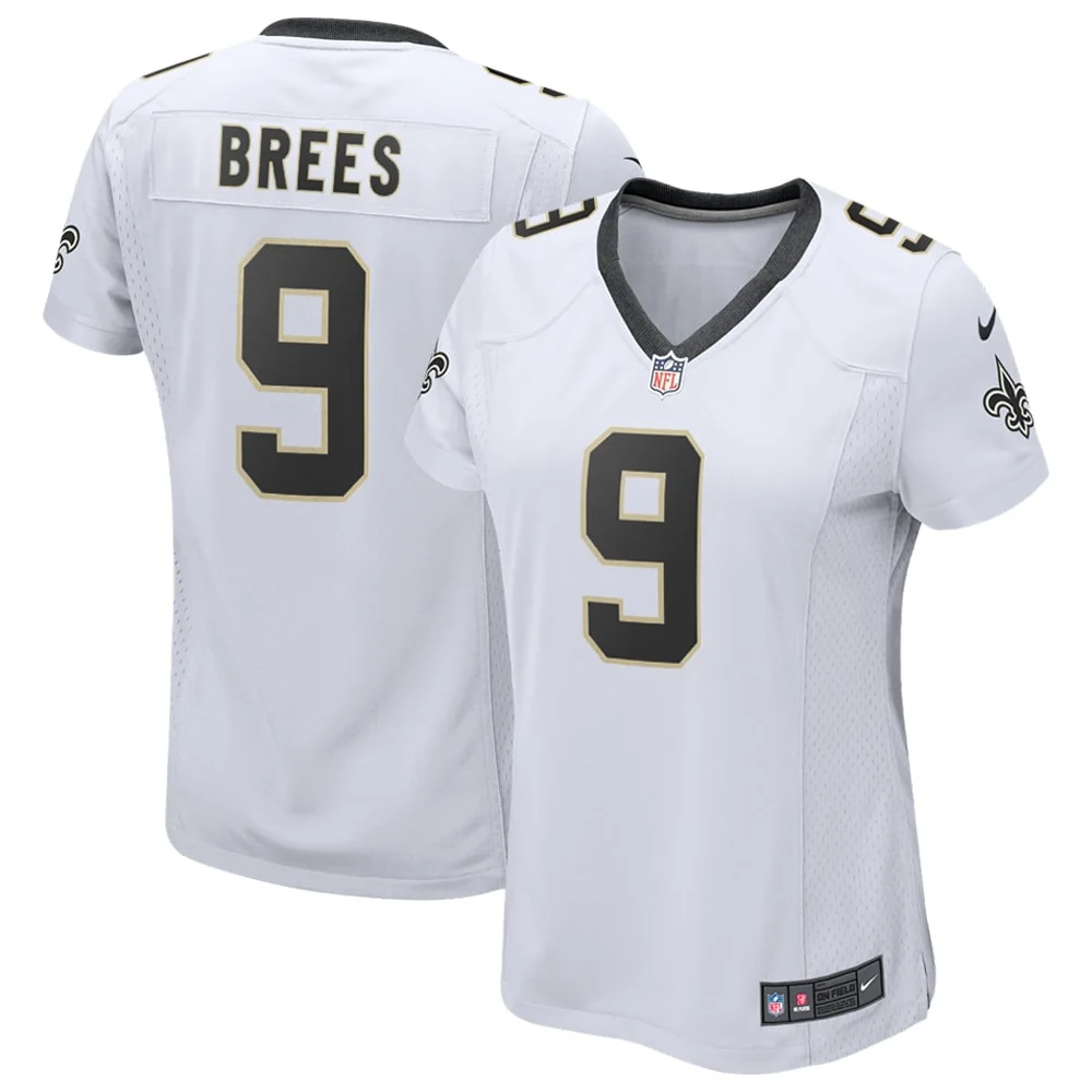 Drew Brees New Orleans Saints Woman's Game Player Jersey - White -