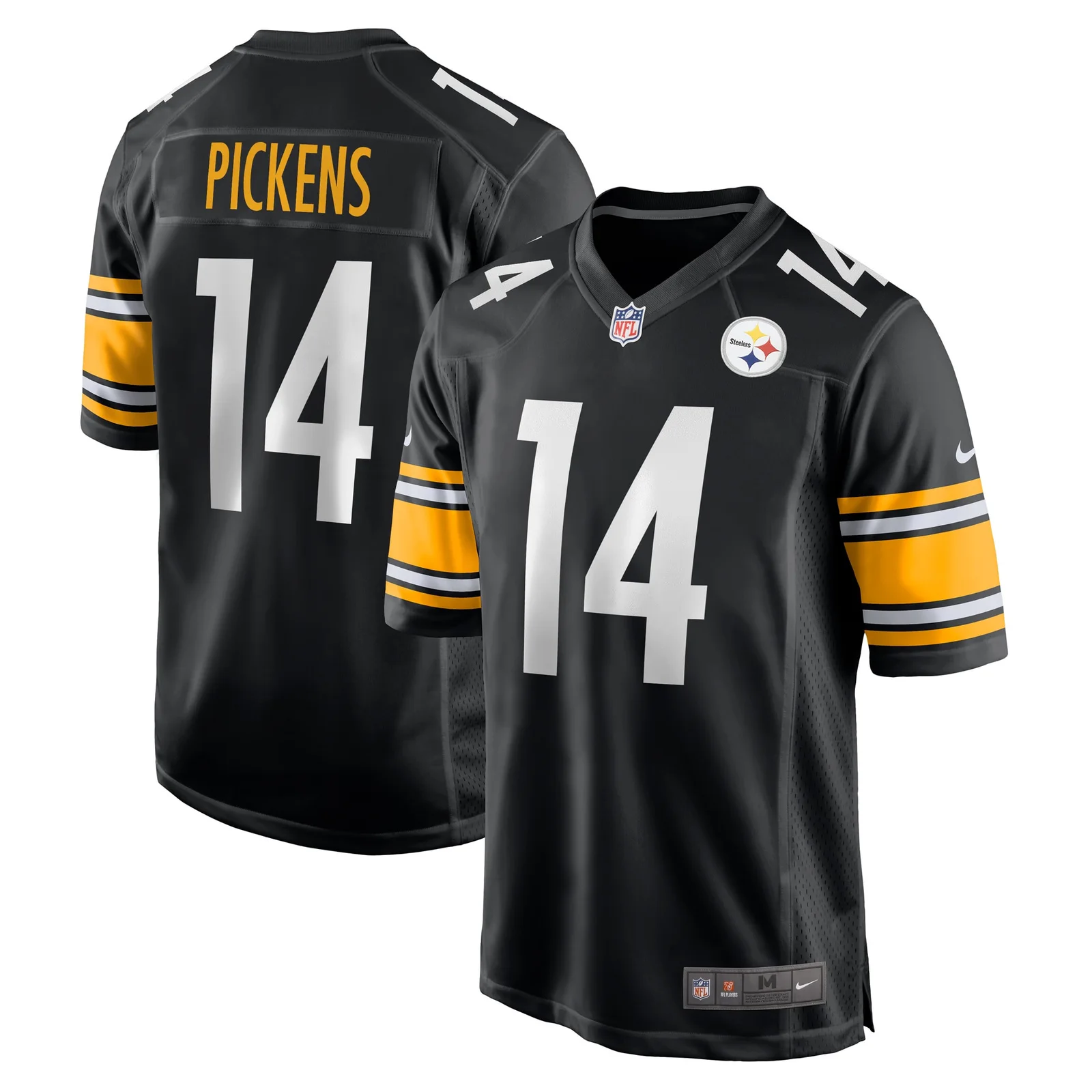 Men'sGeorge Pickens Pittsburgh Steelers Game Player Jersey - Black -