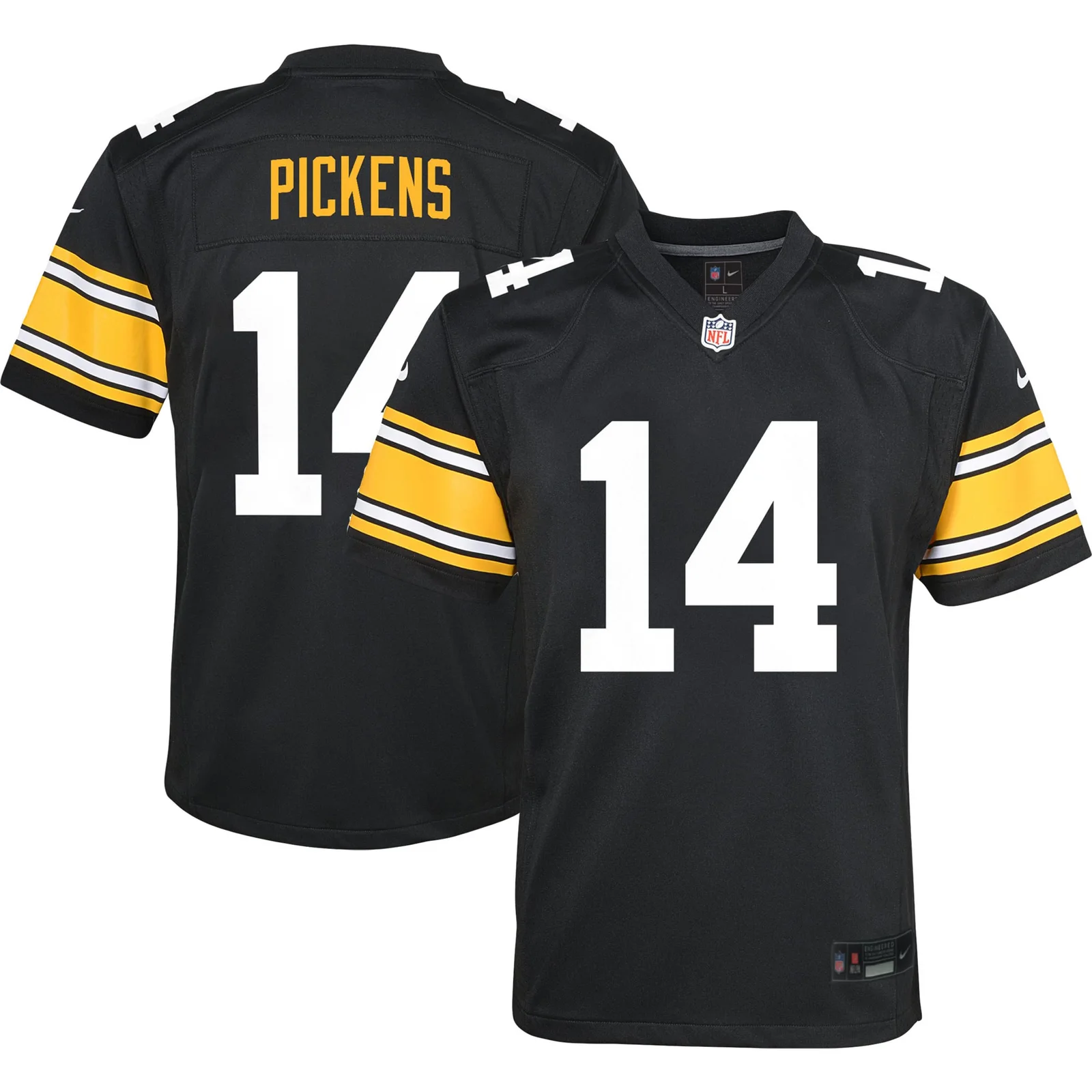 George Pickens Pittsburgh Steelers Youth Alternate Game Jersey - Black -