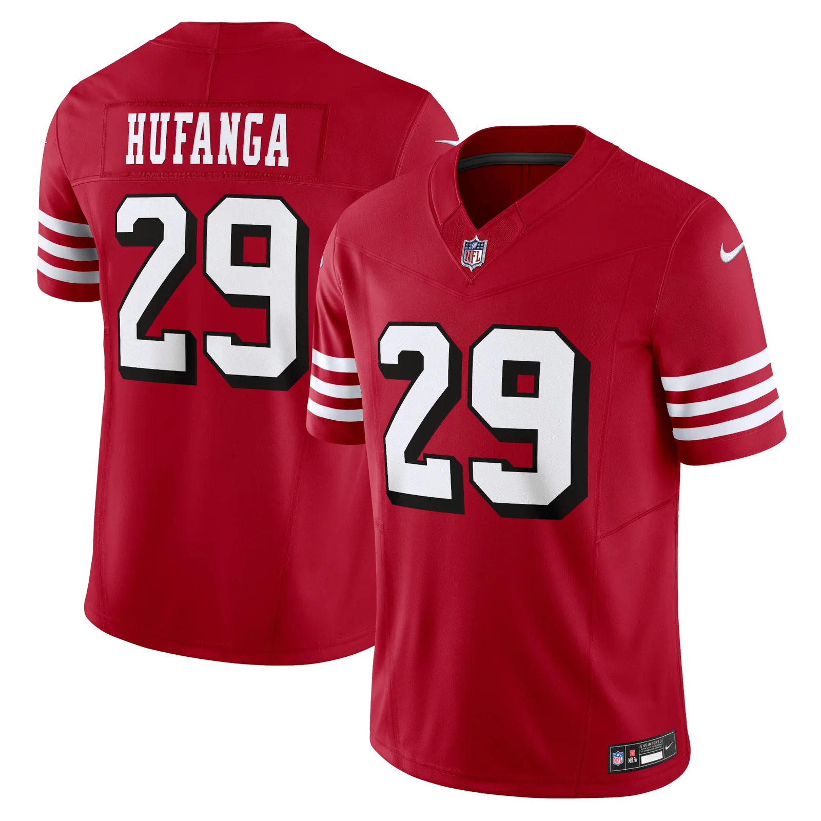 Men's Talanoa Hufanga San Francisco 49ers Alternate Vapor F.U.S.E. Limited Jersey - Scarlet -
