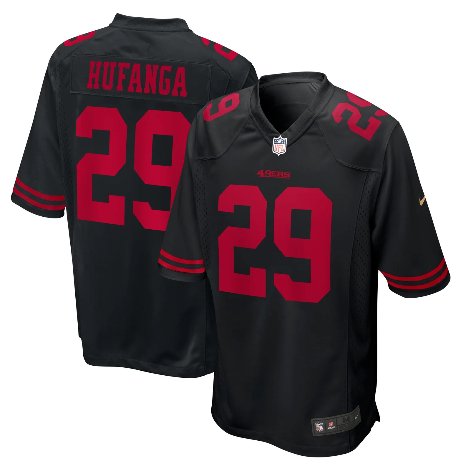 Men's Talanoa Hufanga San Francisco 49ers Fashion Game Jersey - Black -