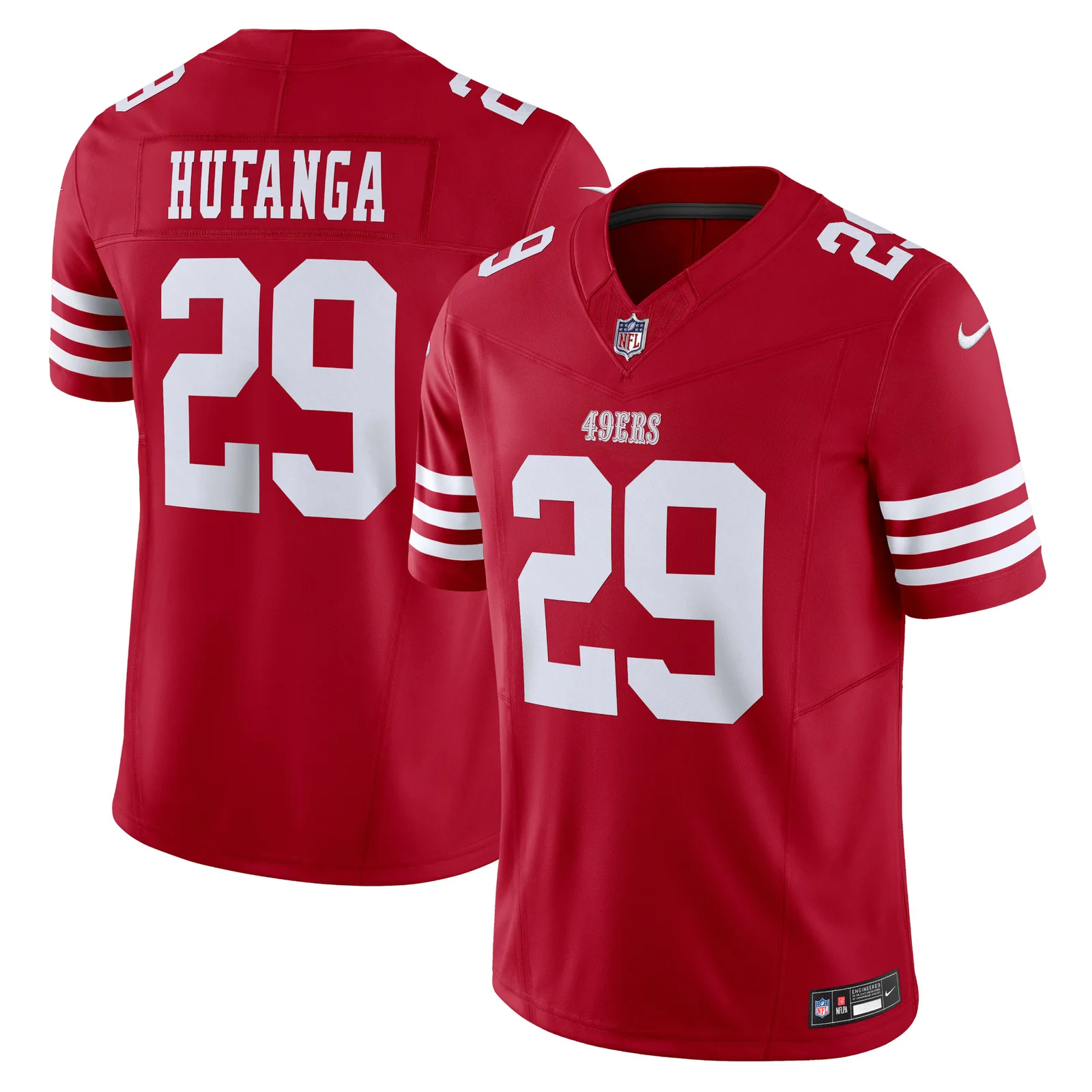 Men's Talanoa Hufanga San Francisco 49ers  Vapor F.U.S.E. Limited Jersey - Scarlet -
