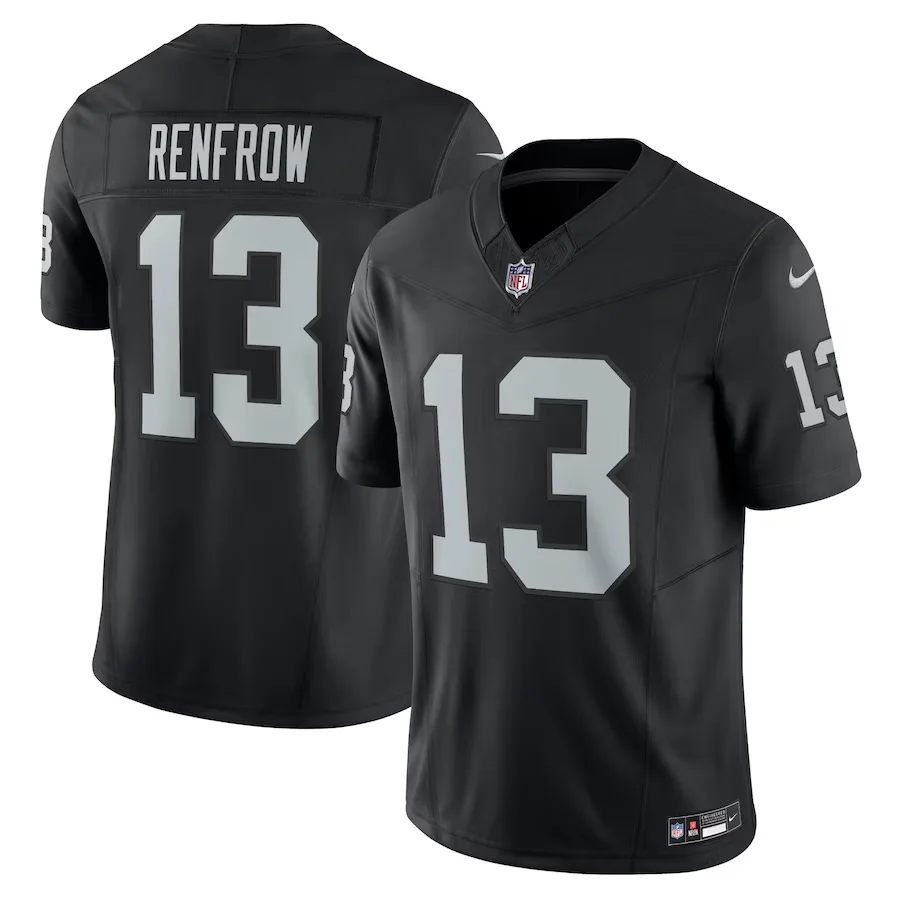 Hunter Renfrow Jersey, Black Men's, Vapor F.U.S.E. Limited Jersey -