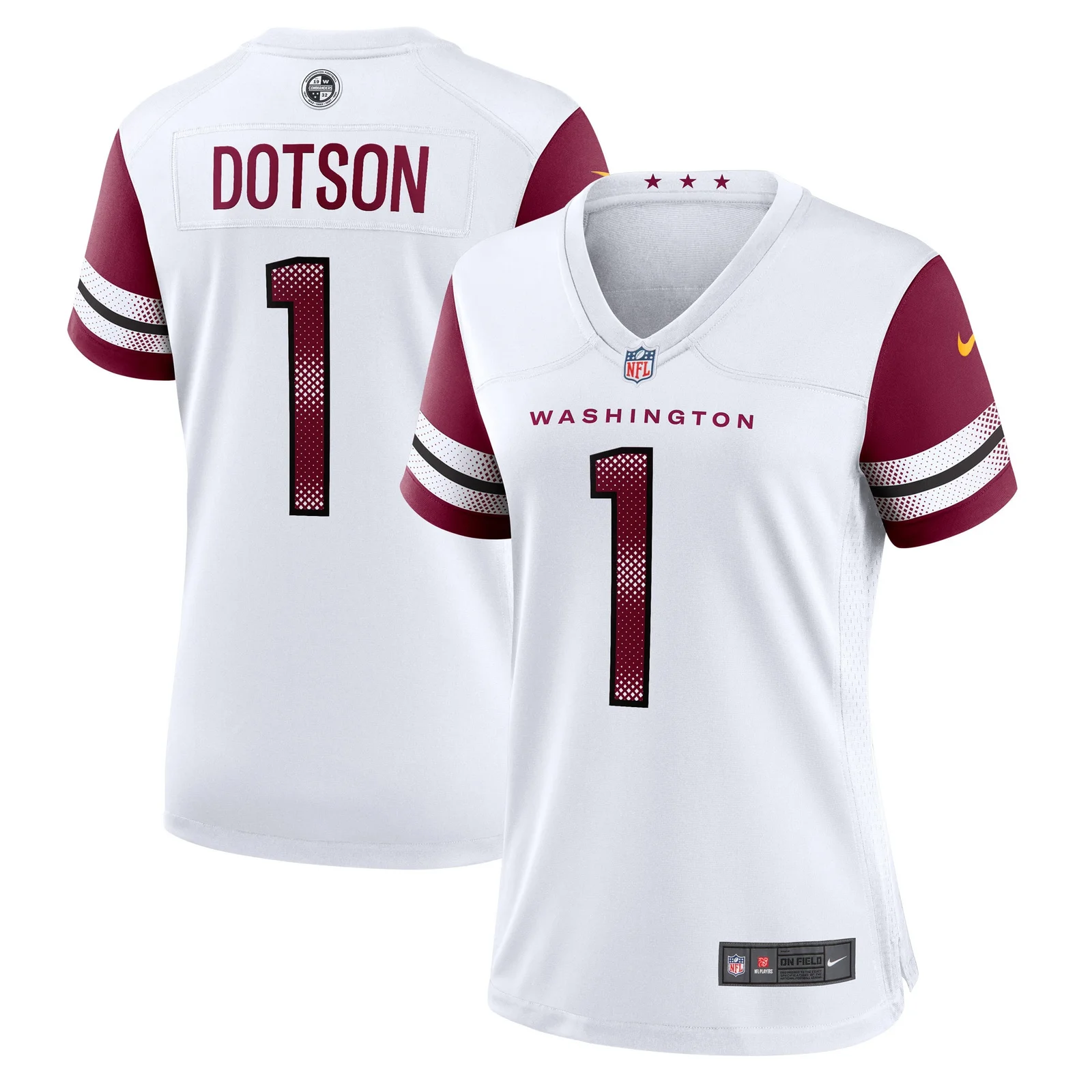 Jahan Dotson Washington Commanders Woman's Game Player Jersey - White -