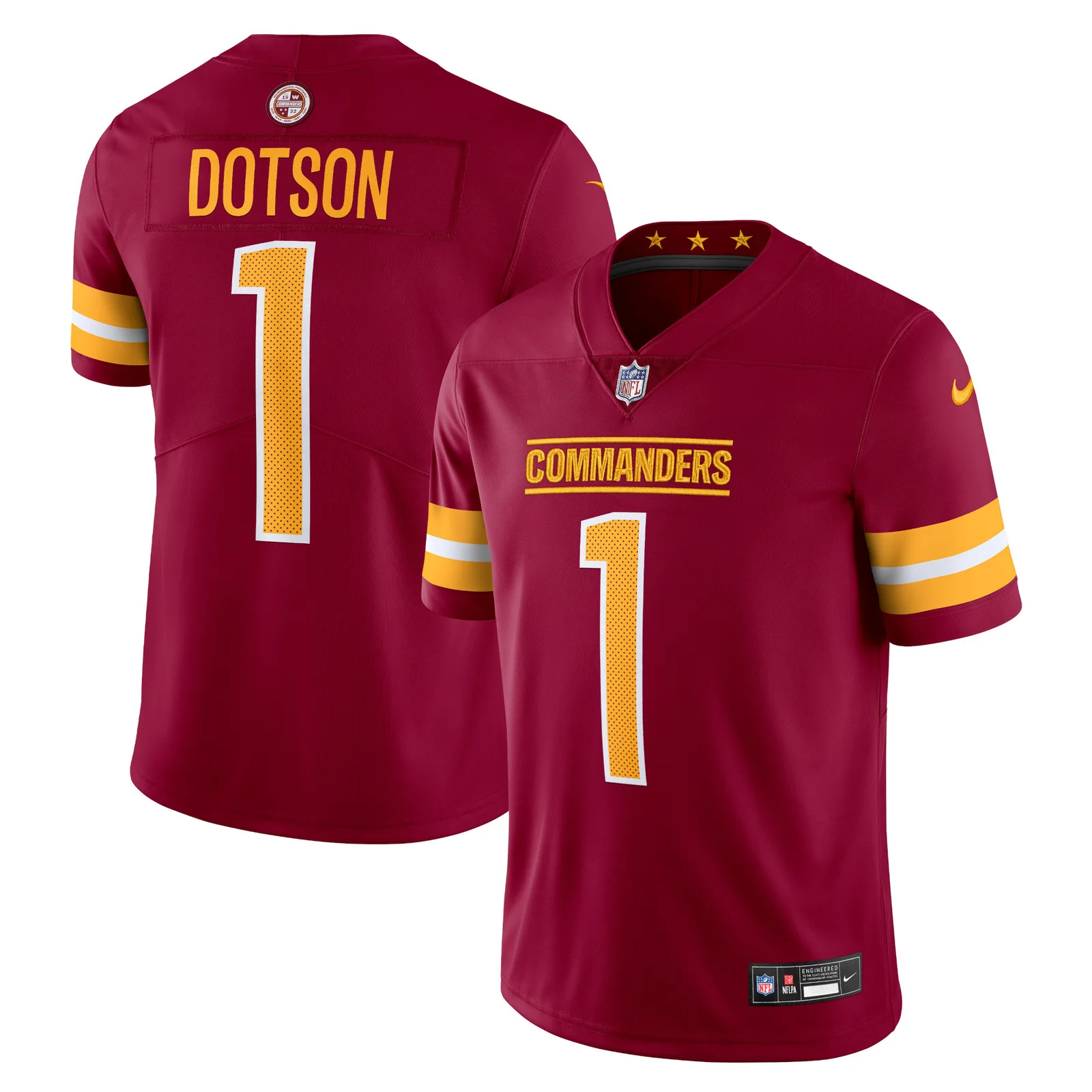 Men's Jahan Dotson Washington Commanders  Vapor Untouchable Limited Jersey - Burgundy -