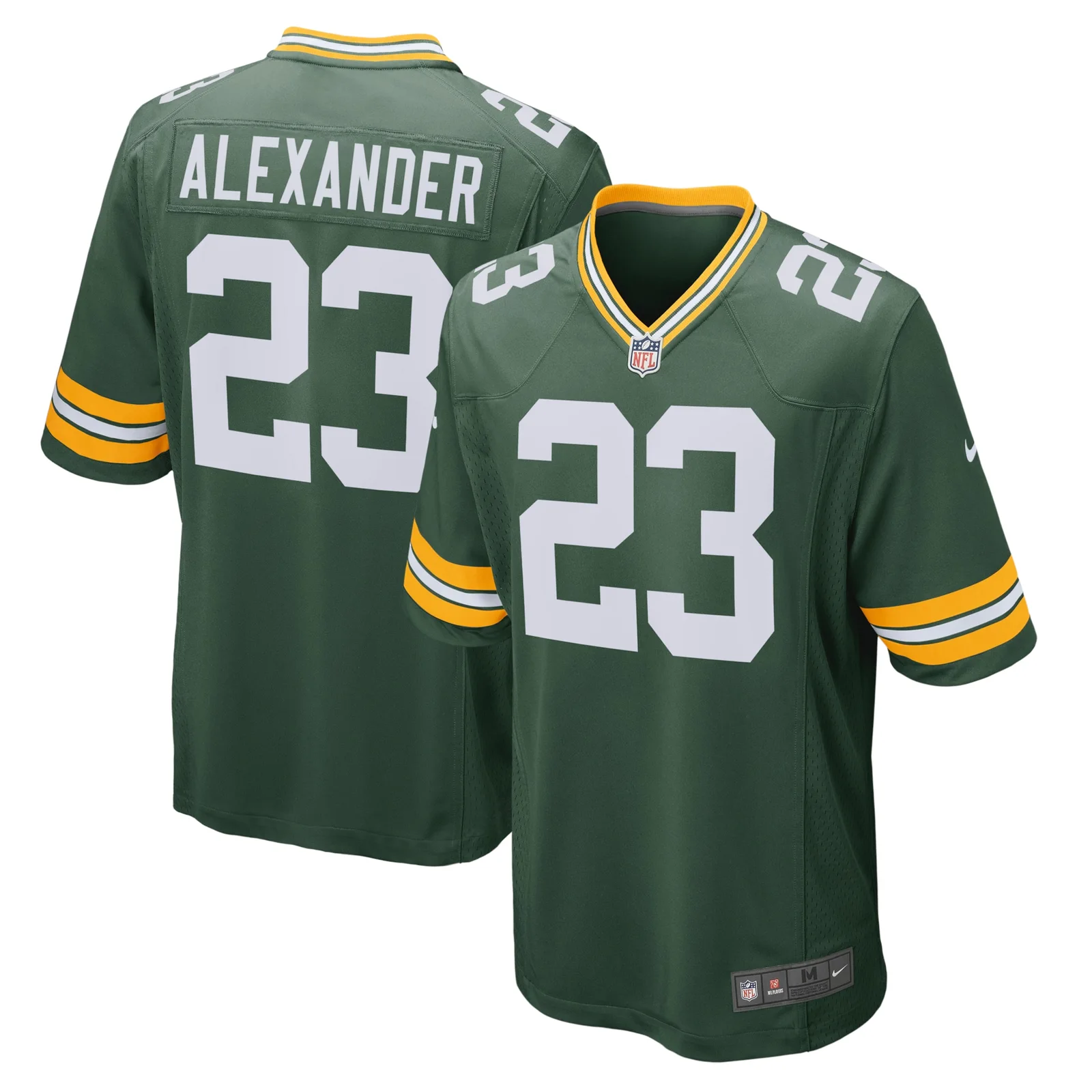 Men's Jaire Alexander Green Bay Packers Game Team Jersey - Green -