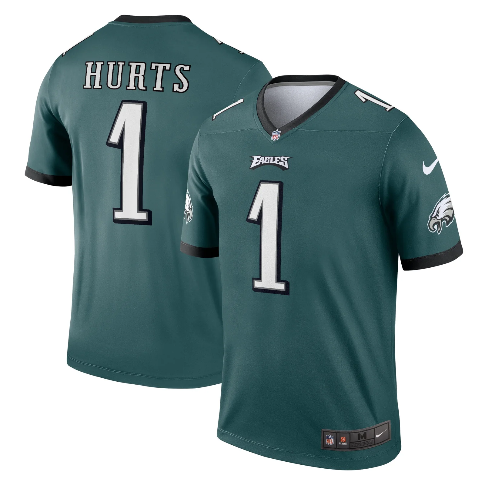 Men's Jalen Hurts Philadelphia Eagles Legend Jersey - Midnight Green -