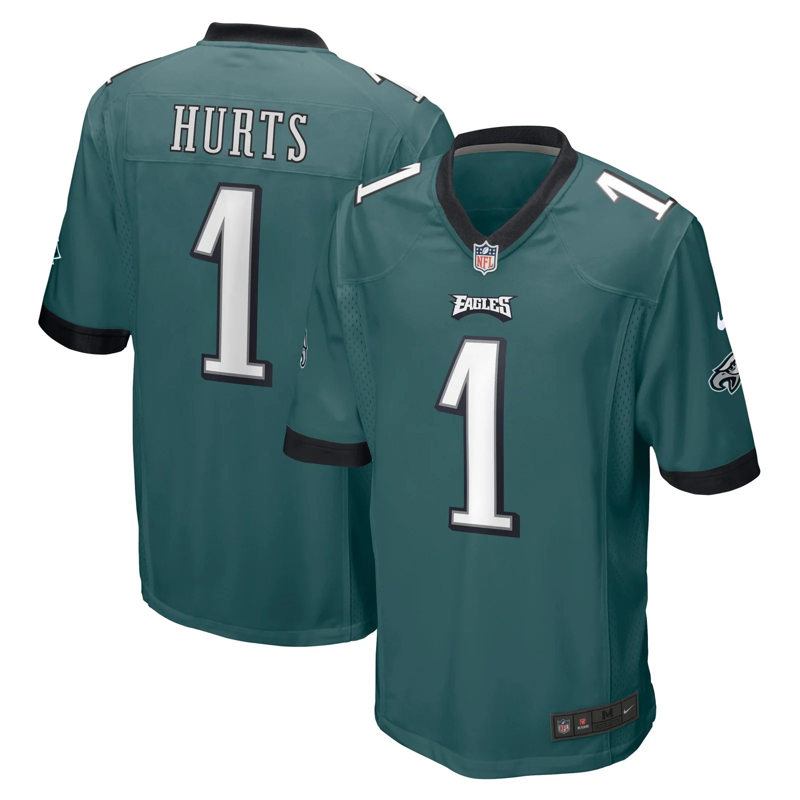 Men's Jalen Hurts Philadelphia Eagles Player Jersey - Midnight Green -