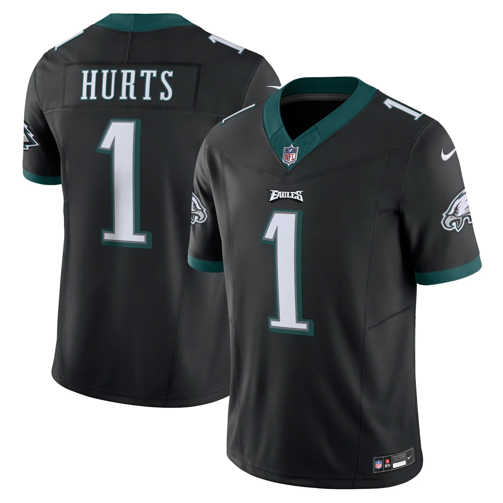 Men's Jalen Hurts Philadelphia Eagles Vapor F.U.S.E. Limited Jersey - Black -