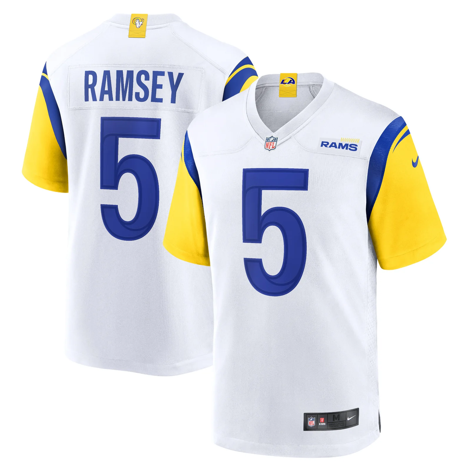 Men's Jalen Ramsey Los Angeles Rams Alternate Game Jersey - White -