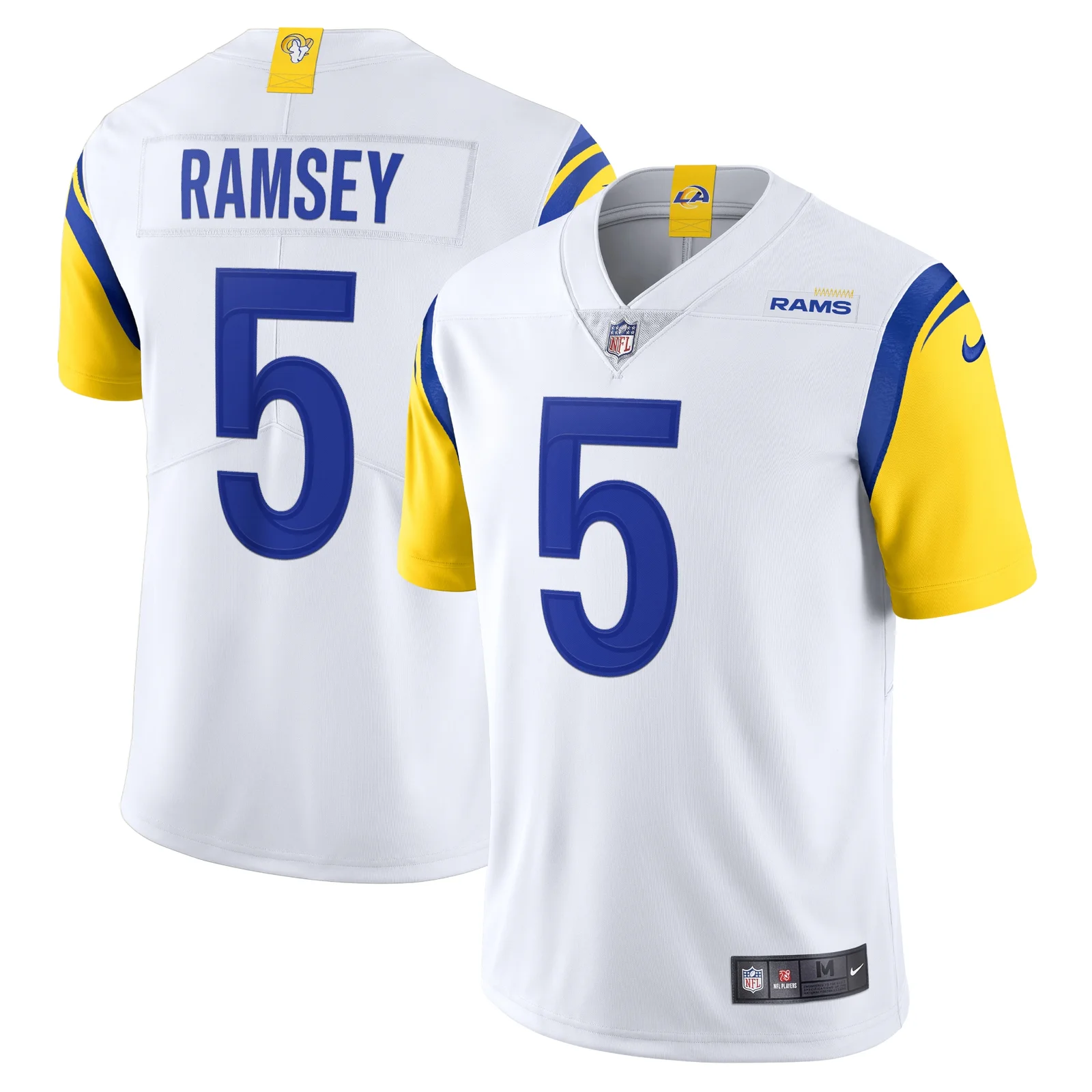 Men's Jalen Ramsey Los Angeles Rams Alternate Vapor Limited Jersey - White -