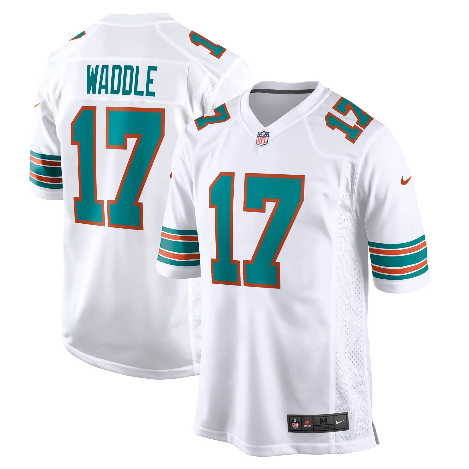 Men'sJaylen Waddle Miami Dolphins Game Jersey - White -