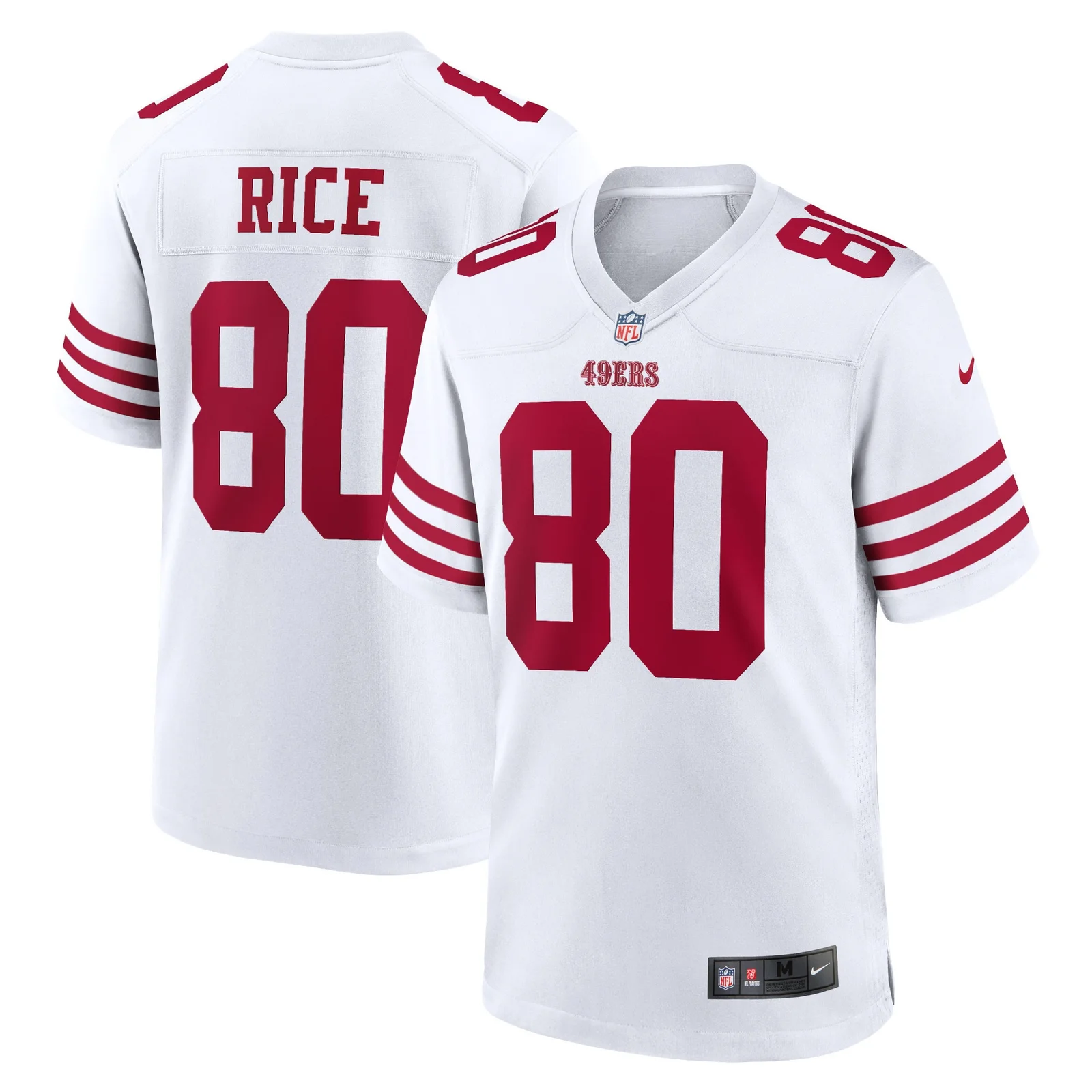 Men's Jerry Rice San Francisco 49ers Retired Player Game Jersey - White -