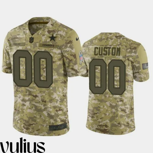Jets Jersey Custom, Camo Youth's Jersey, 2018 Salute to Service Limited Jersey -
