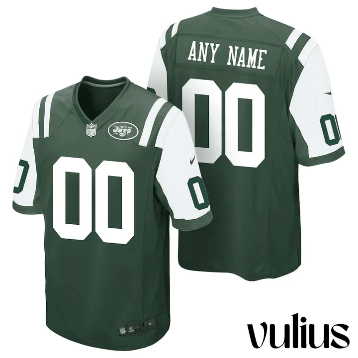 Jets Jersey Custom, Green Men's Jersey, Home Game Jersey 2018 -