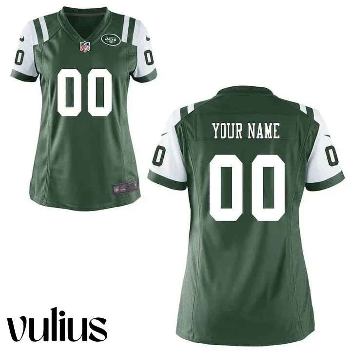 Jets Jersey Custom, Green Woman's Jersey, Home Game Jersey 2018 -