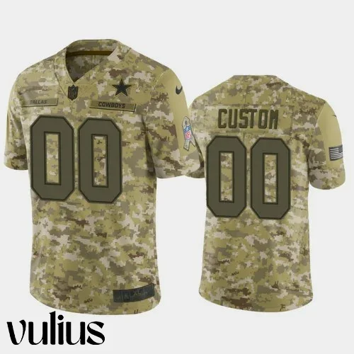 Jets Jersey Custom, Camo Men's Jersey, 2018 Salute to Service Limited Jersey -