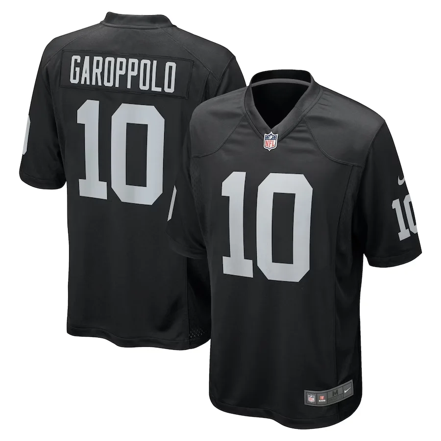 Jimmy Garoppolo Jersey, Black Men's, Game Player Jersey -