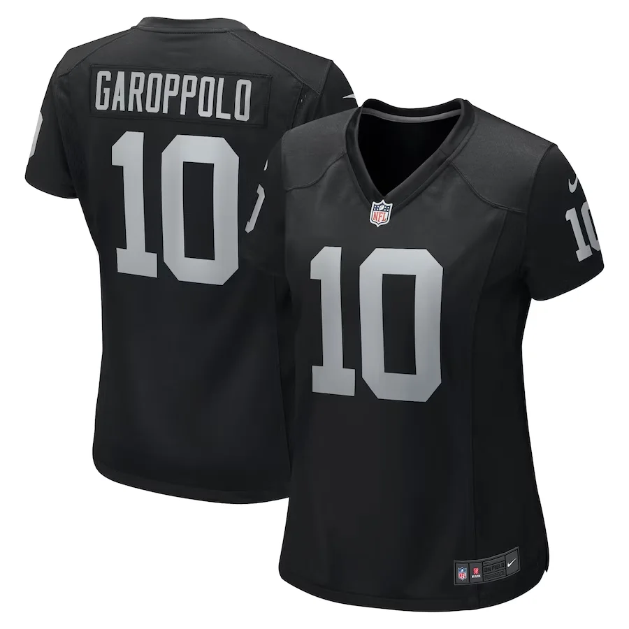 Jimmy Garoppolo Jersey, Black Woman's, Game Player Jersey -