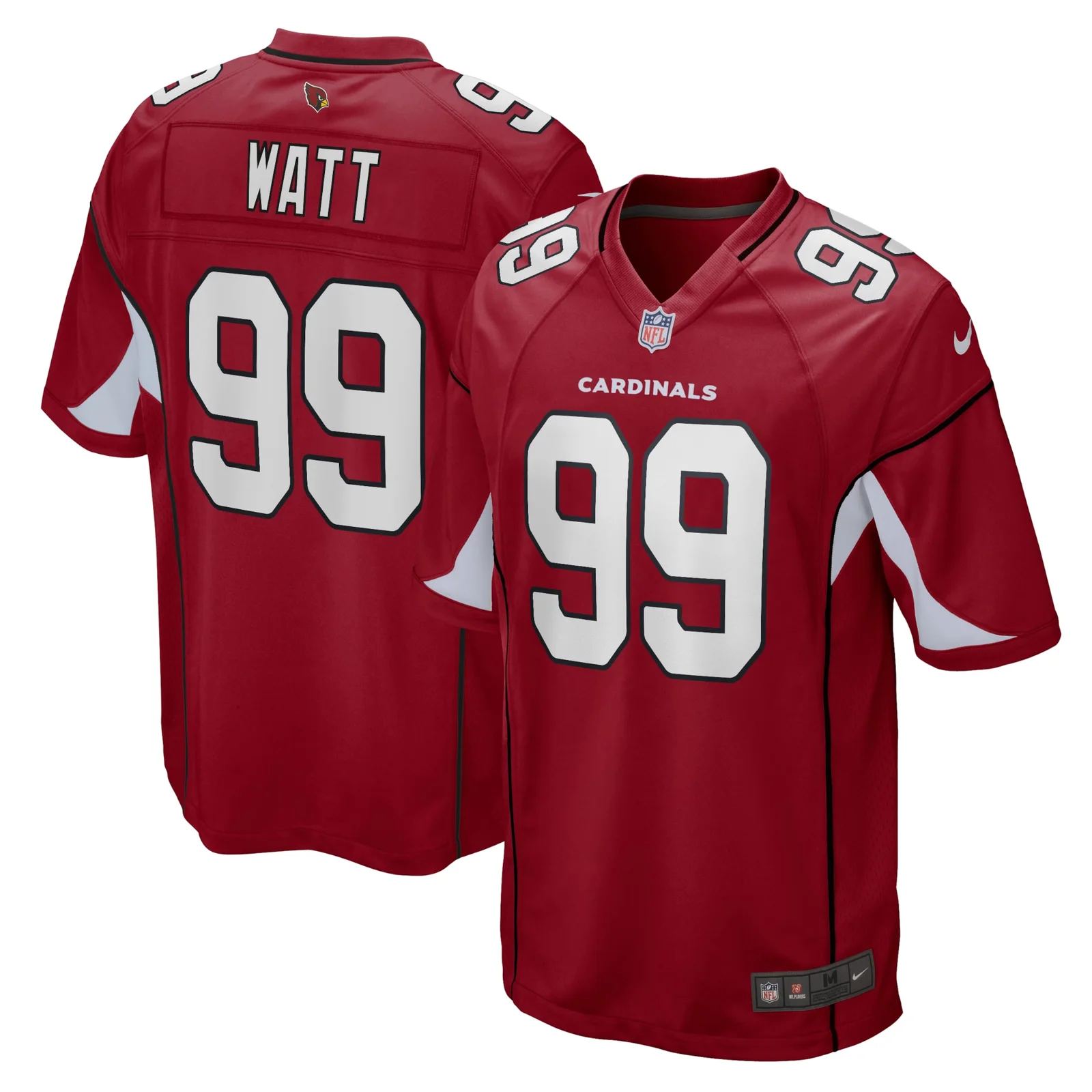 Men's J.J. Watt Arizona Cardinals Player Game Jersey - Cardinal -