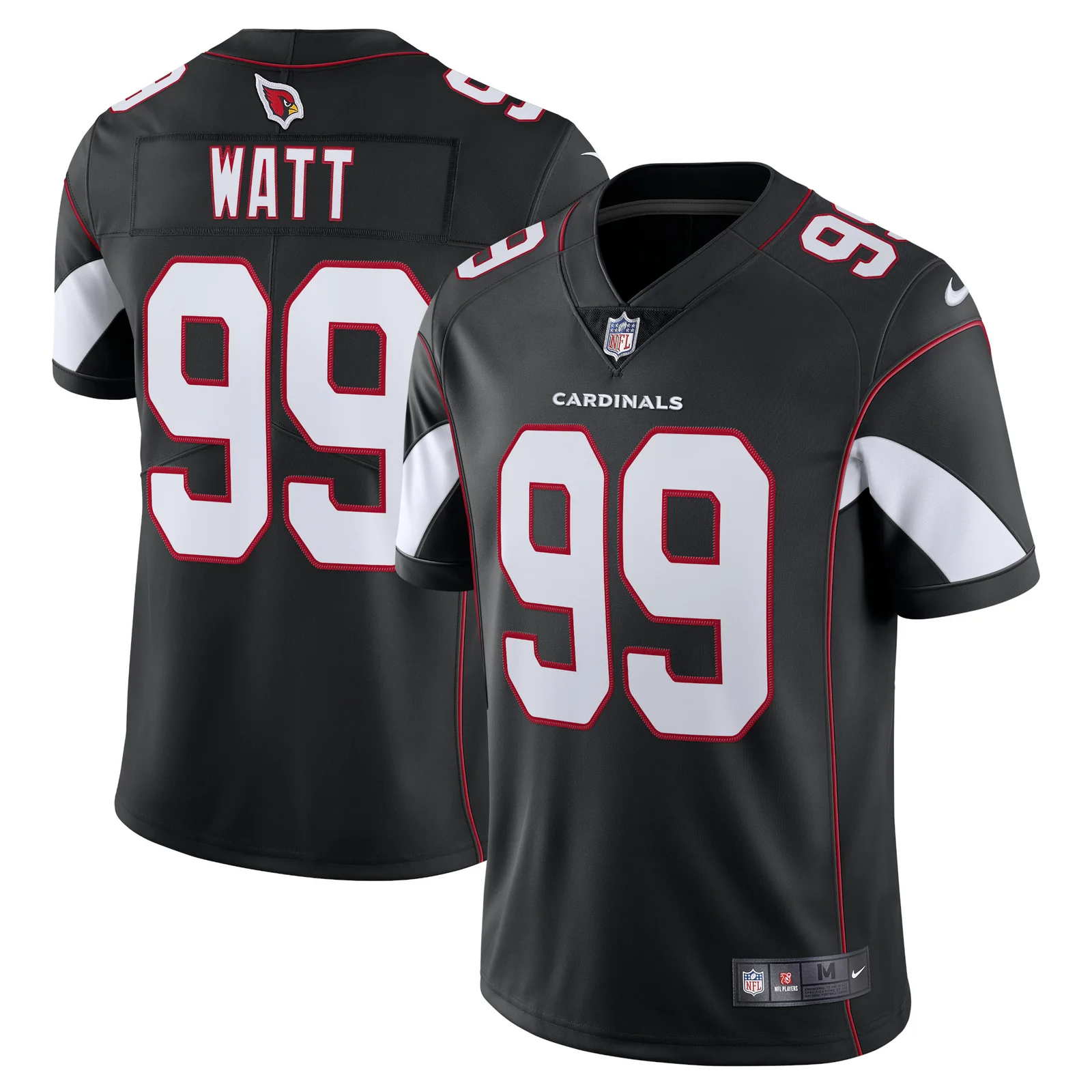 Men's J.J. Watt Arizona Cardinals Vapor Limited Jersey - Black -