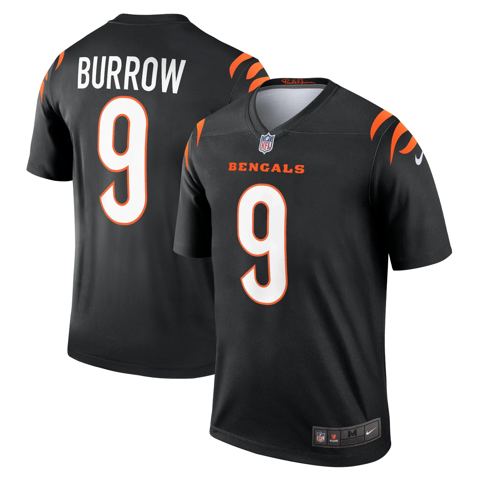 Men'sJoe Burrow Cincinnati Bengals Legend Jersey - Black -