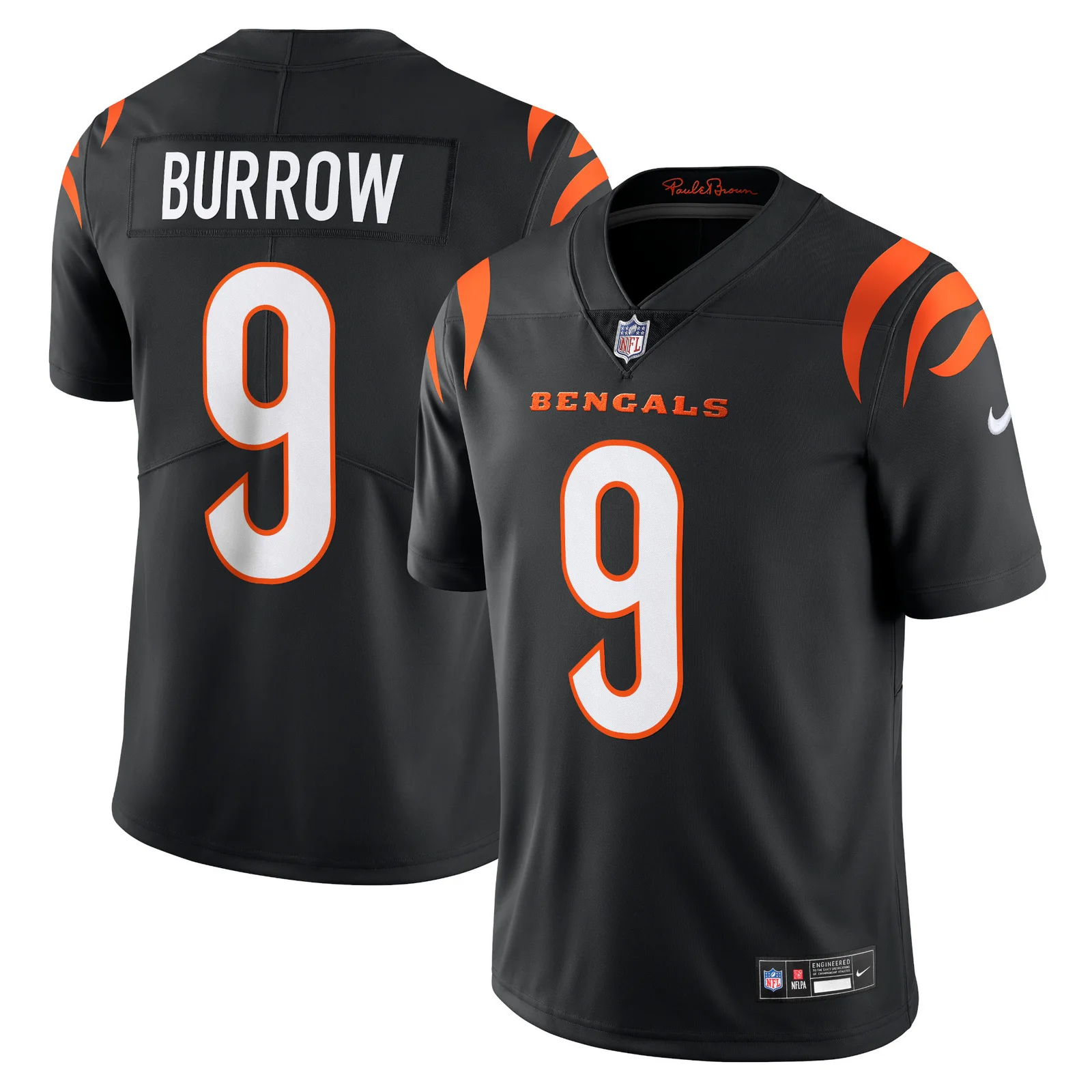 Men'sJoe Burrow Cincinnati Bengals  Vapor Untouchable Limited Jersey - Black -