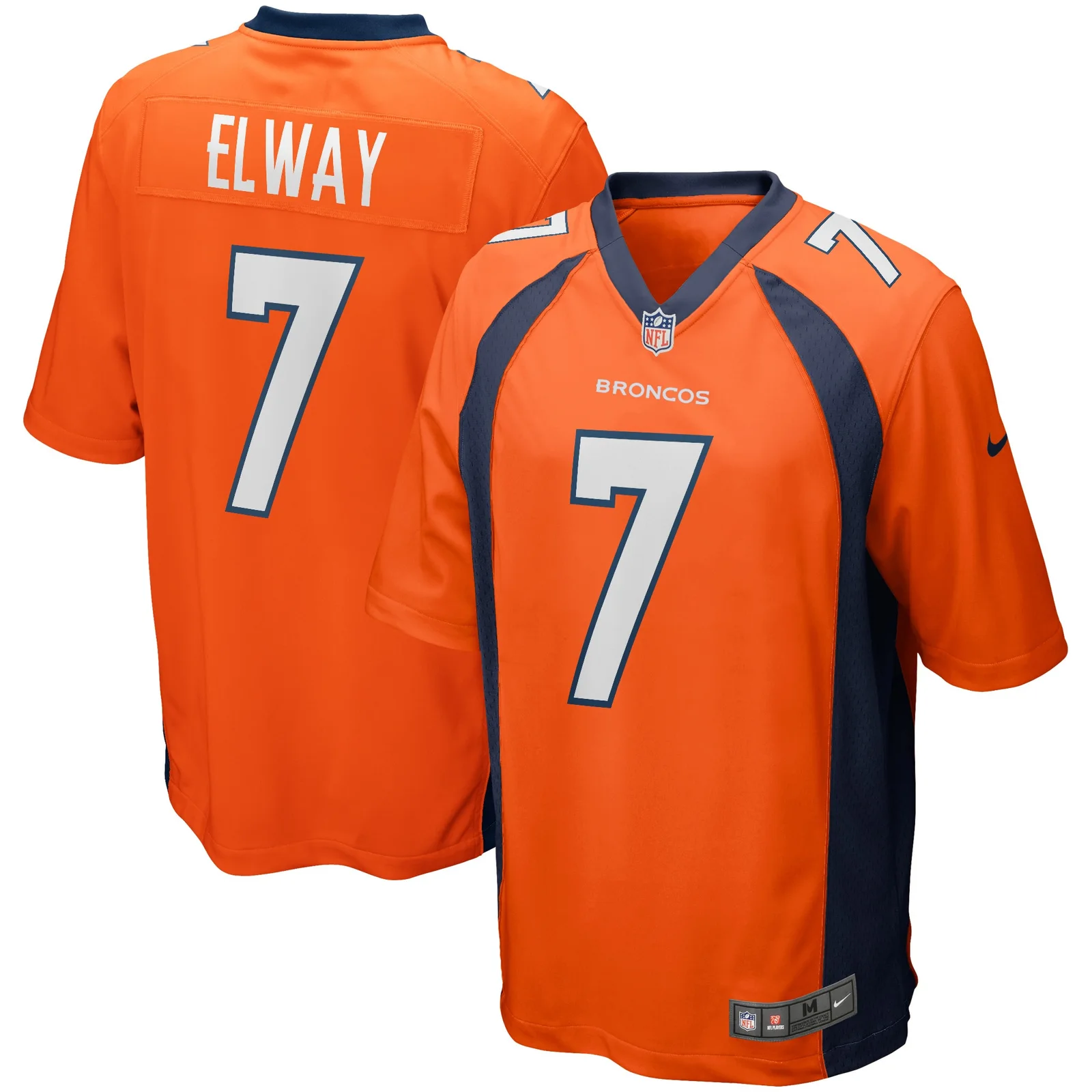 Men's John Elway Denver Broncos Game Retired Player Jersey - Orange -