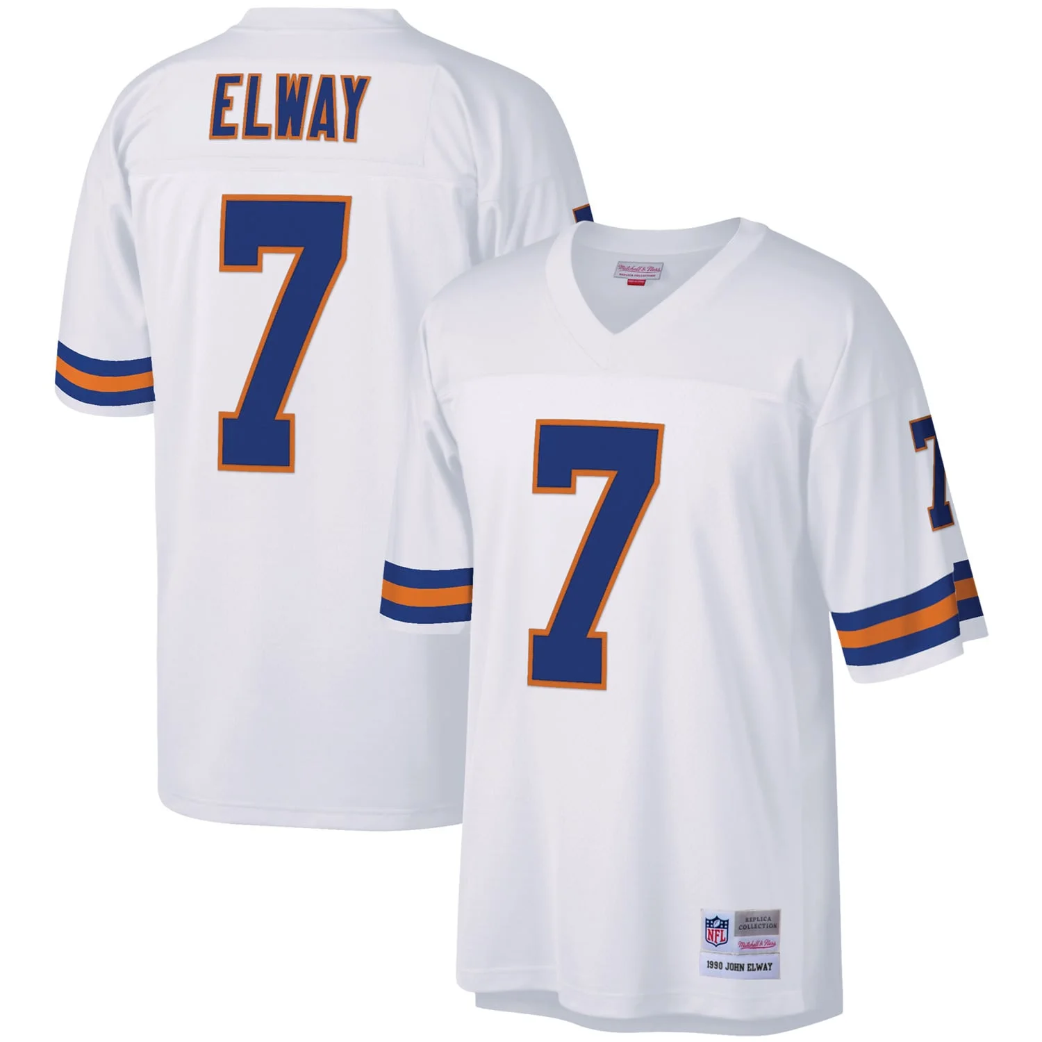 Men's John Elway Denver Broncos Mitchell &amp; Ness Legacy  Jersey - White