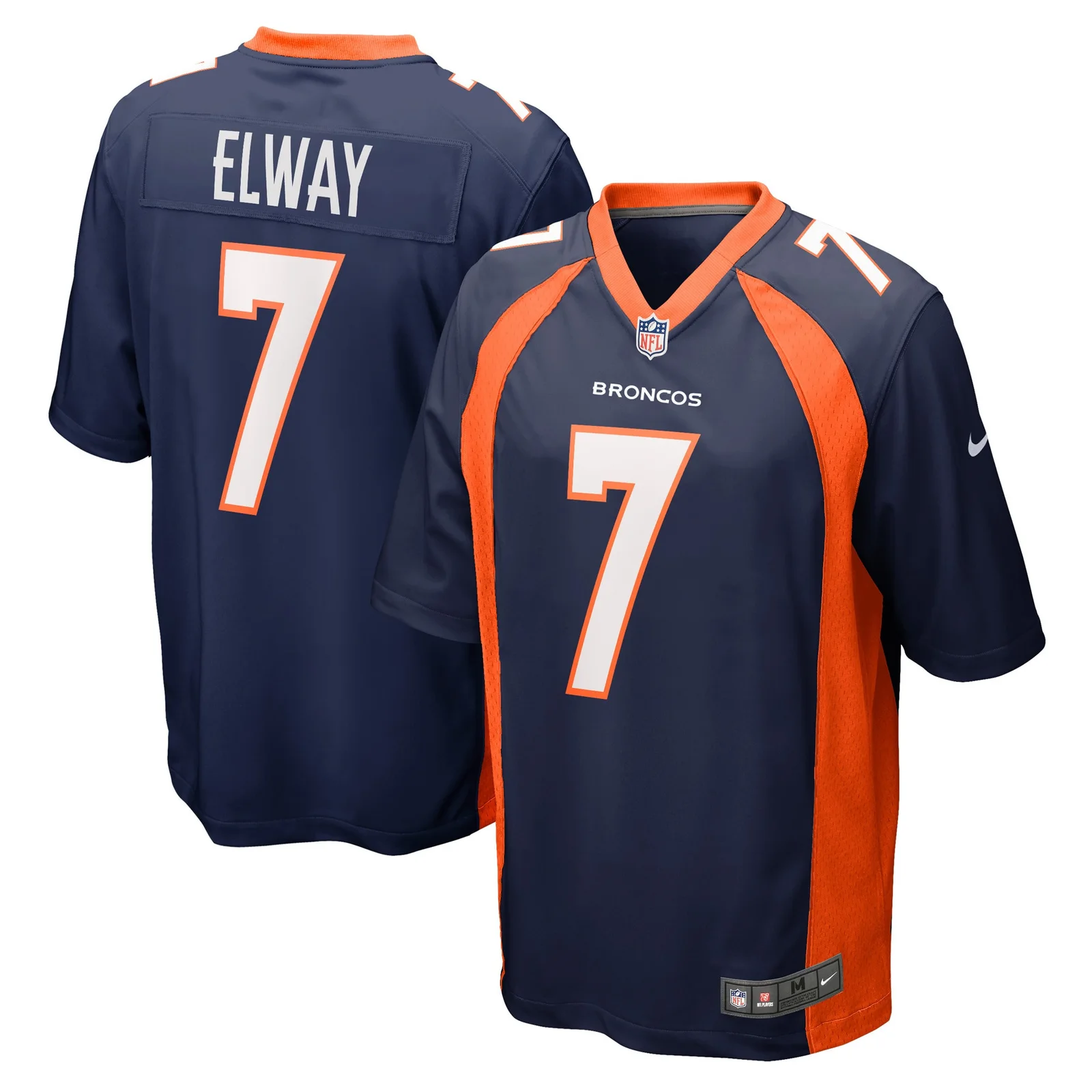 Men's John Elway Denver Broncos Retired Player Jersey - Navy -
