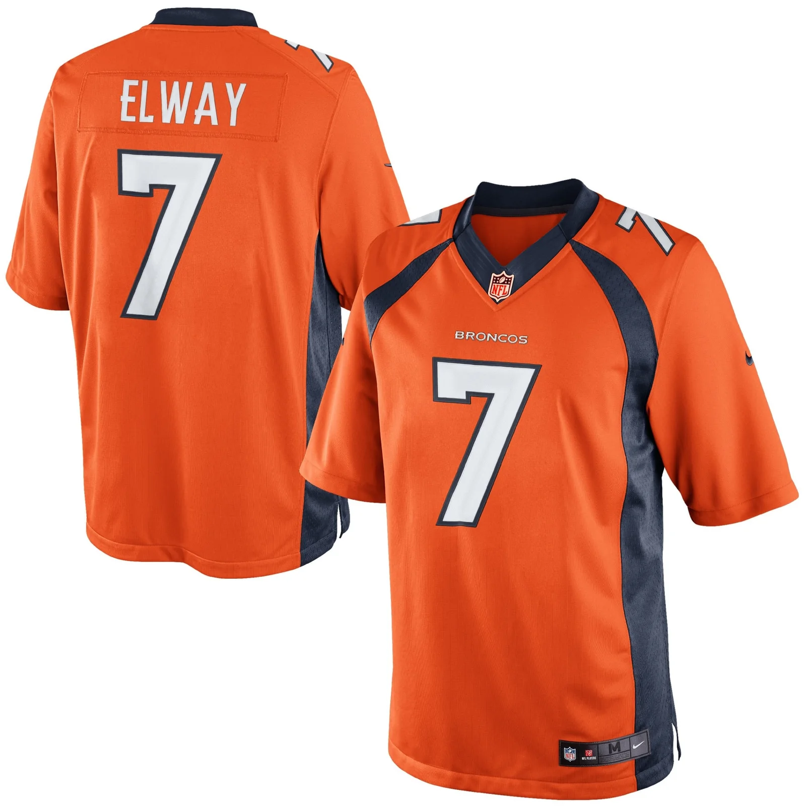 Men's John Elway Denver Broncos Retired Player Limited Jersey - Orange -