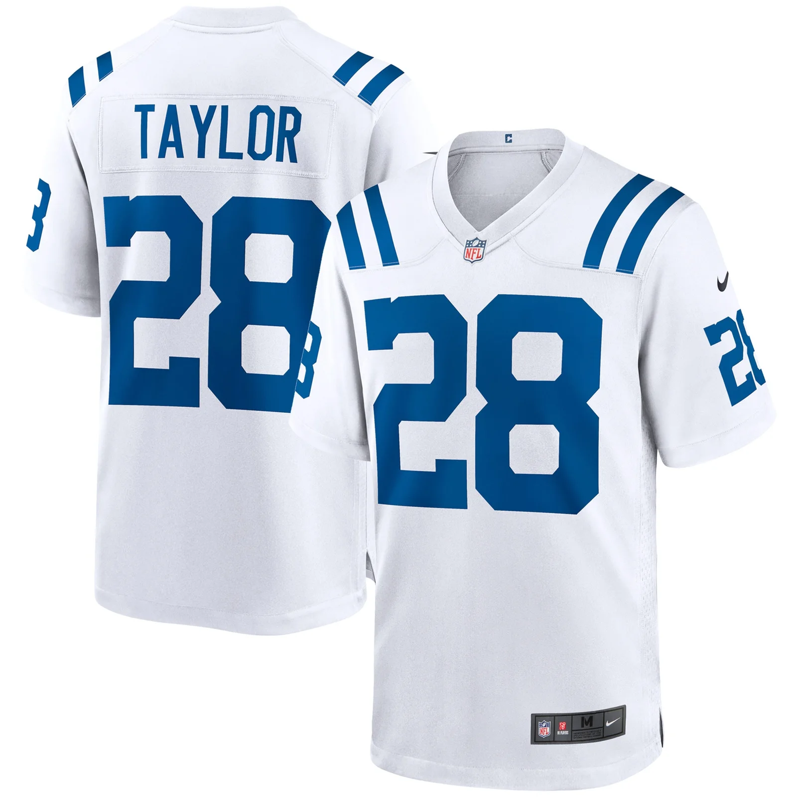 Men'sJonathan Taylor Indianapolis Colts Game Jersey - White -
