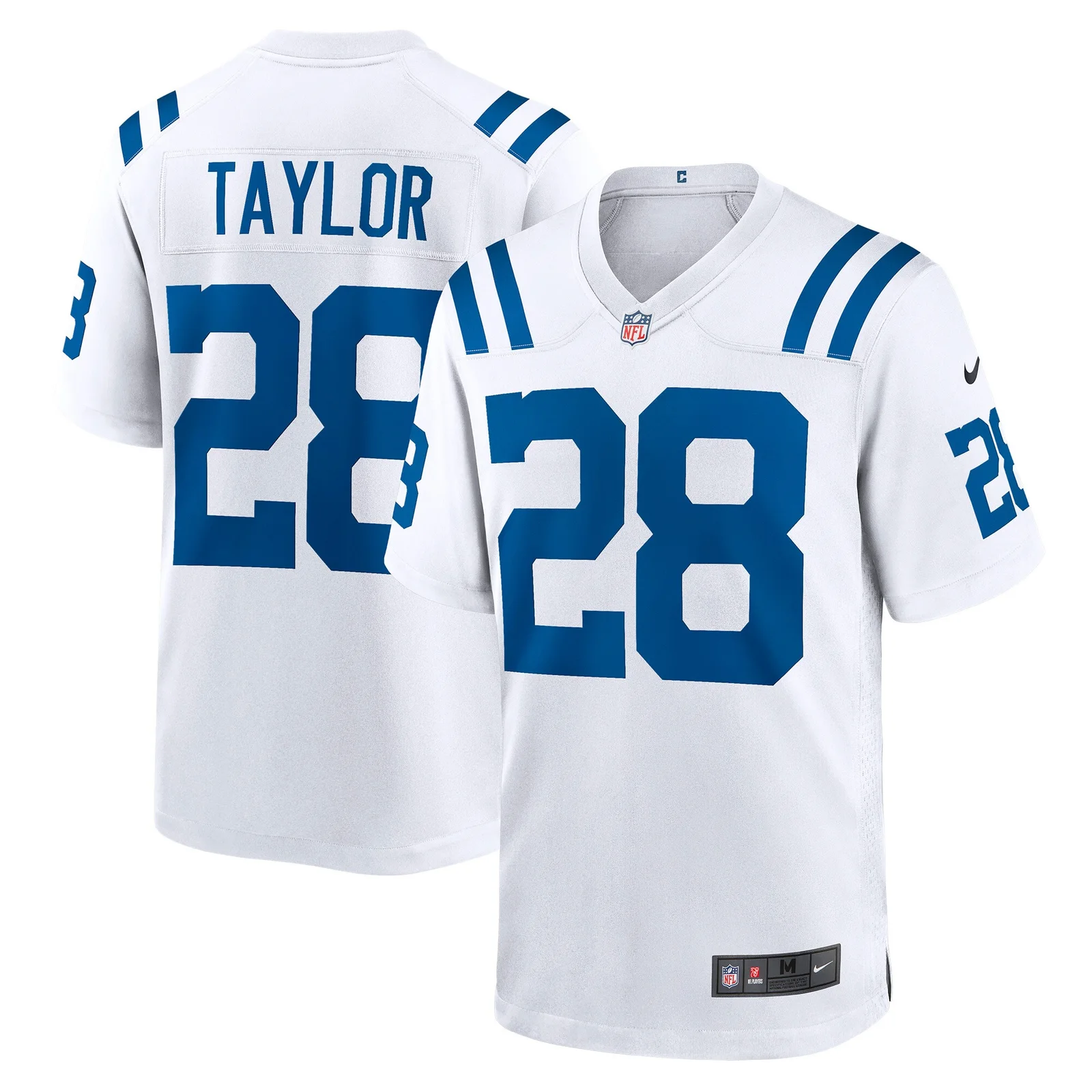 Men'sJonathan Taylor Indianapolis Colts Player Game Jersey - White -