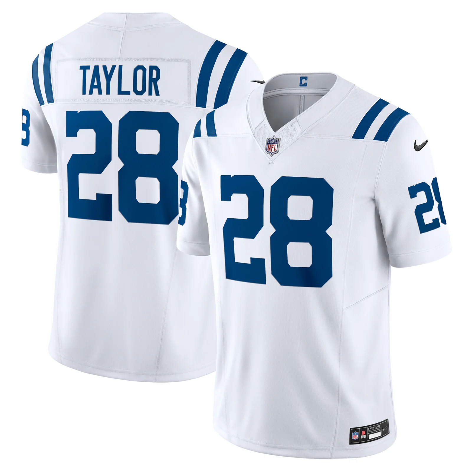 Men'sJonathan Taylor Indianapolis Colts Vapor F.U.S.E. Limited Jersey - White -