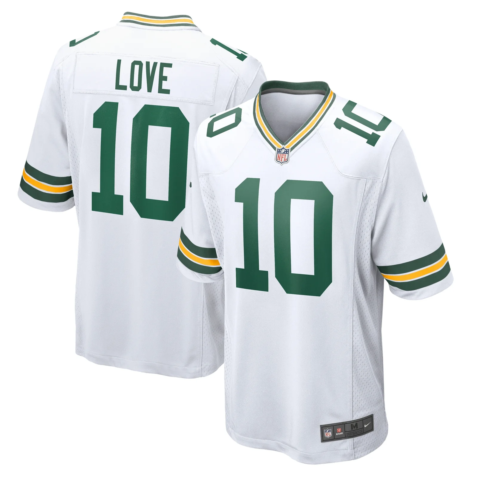 Men's Jordan Love Green Bay Packers  Game Jersey - White -