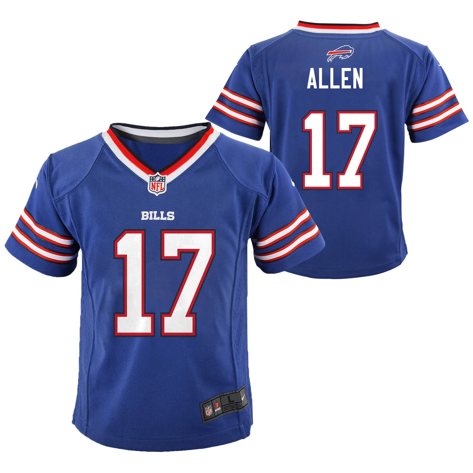 Men'sJosh Allen Buffalo Bills Preschool Game Jersey - Royal -