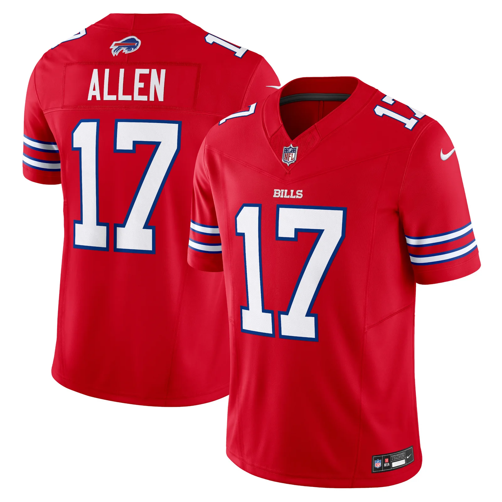 Men'sJosh Allen Buffalo Bills Vapor F.U.S.E. Limited Jersey - Red -