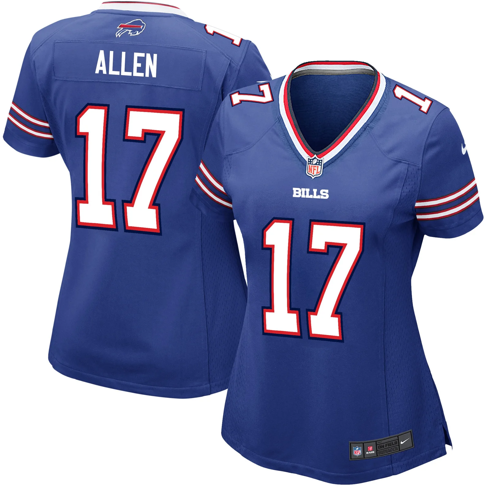 Josh Allen Buffalo Bills Woman's Game Player Jersey - Royal -