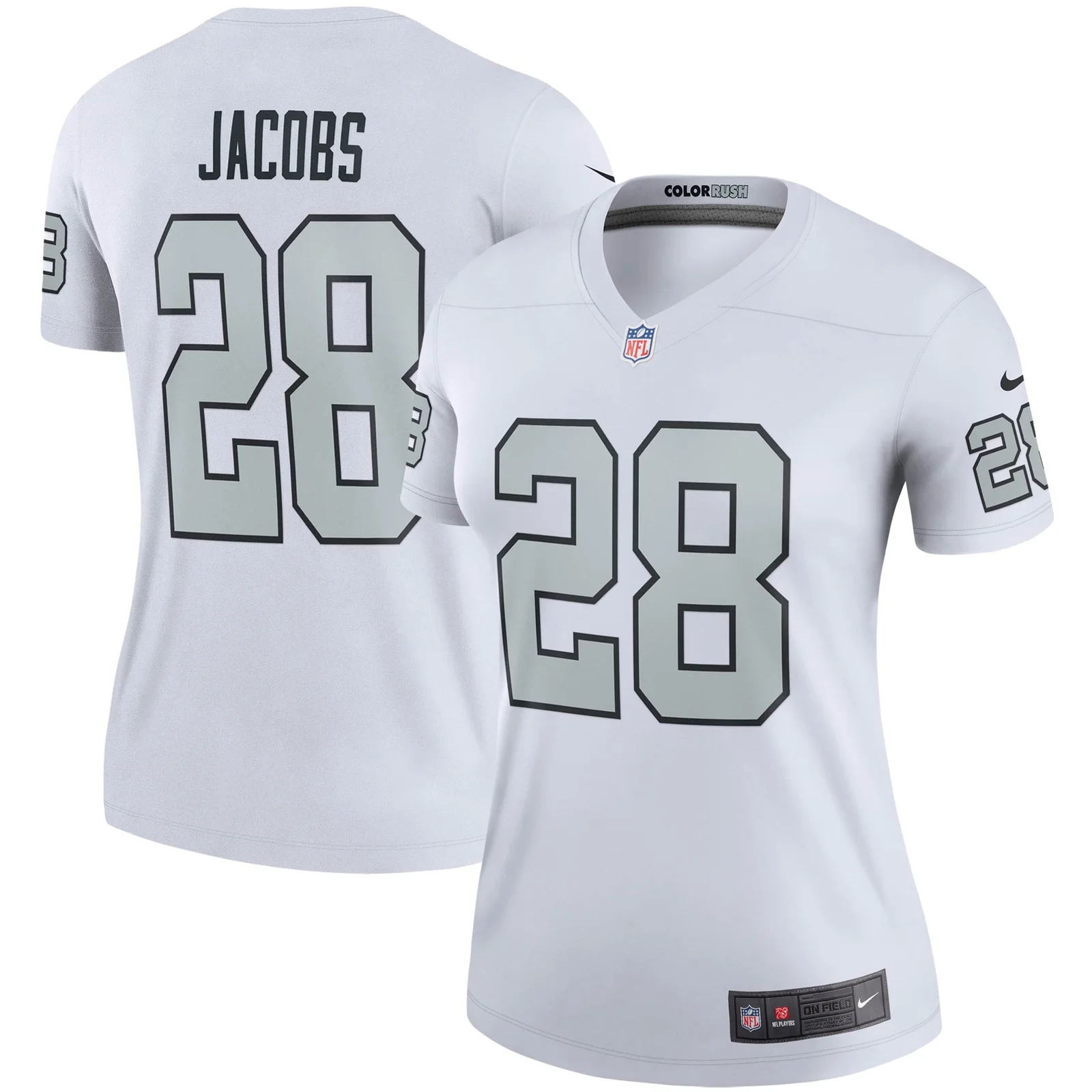 Josh Jacobs Las Vegas Raiders Woman's Color Rush Legend Player Jersey - White -