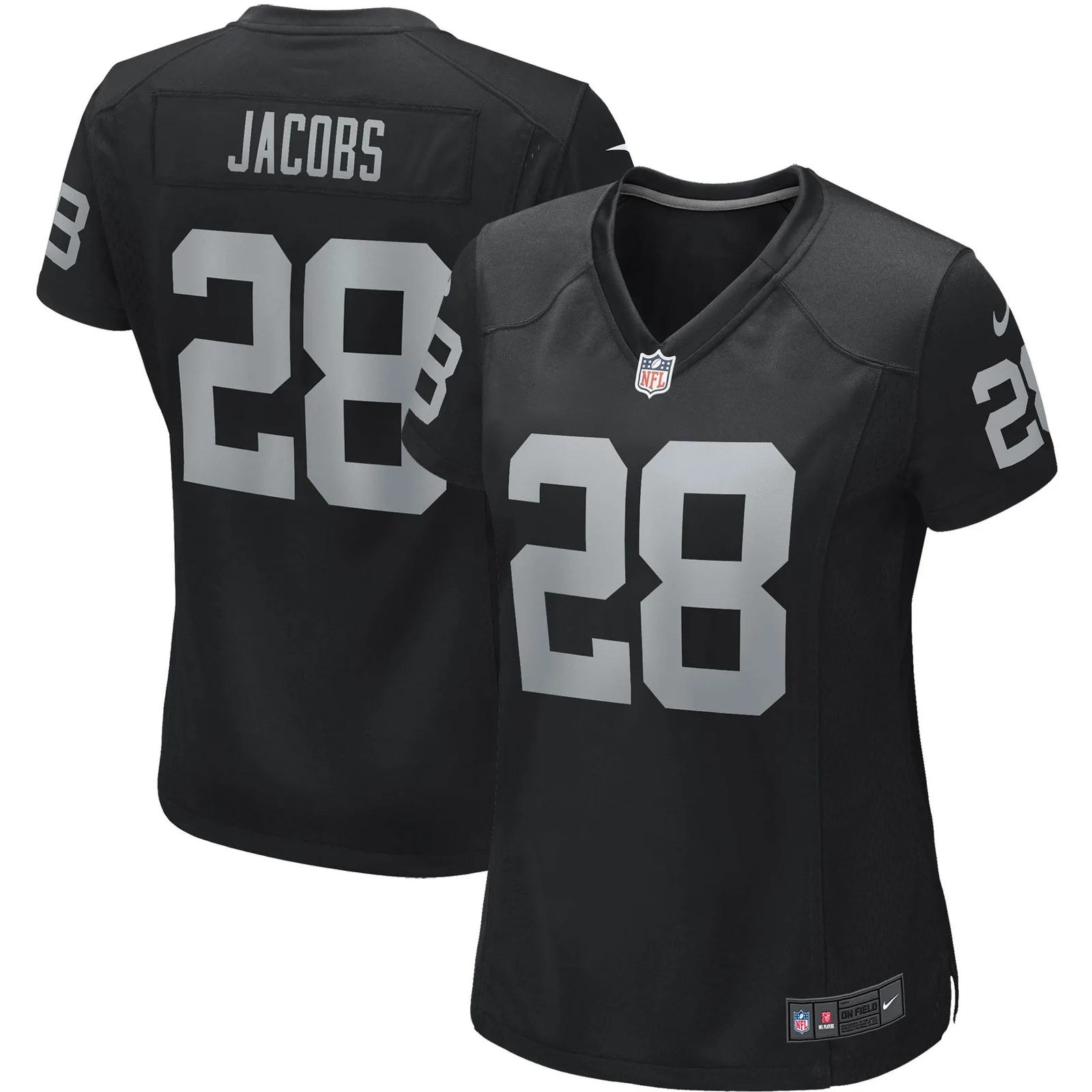 Josh Jacobs Las Vegas Raiders Woman's Game Player Jersey - Black -
