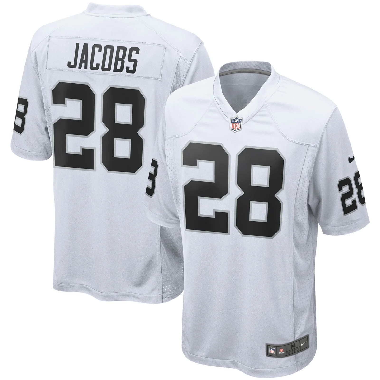 Men's Josh Jacobs Las Vegas Raiders Game Jersey - White -