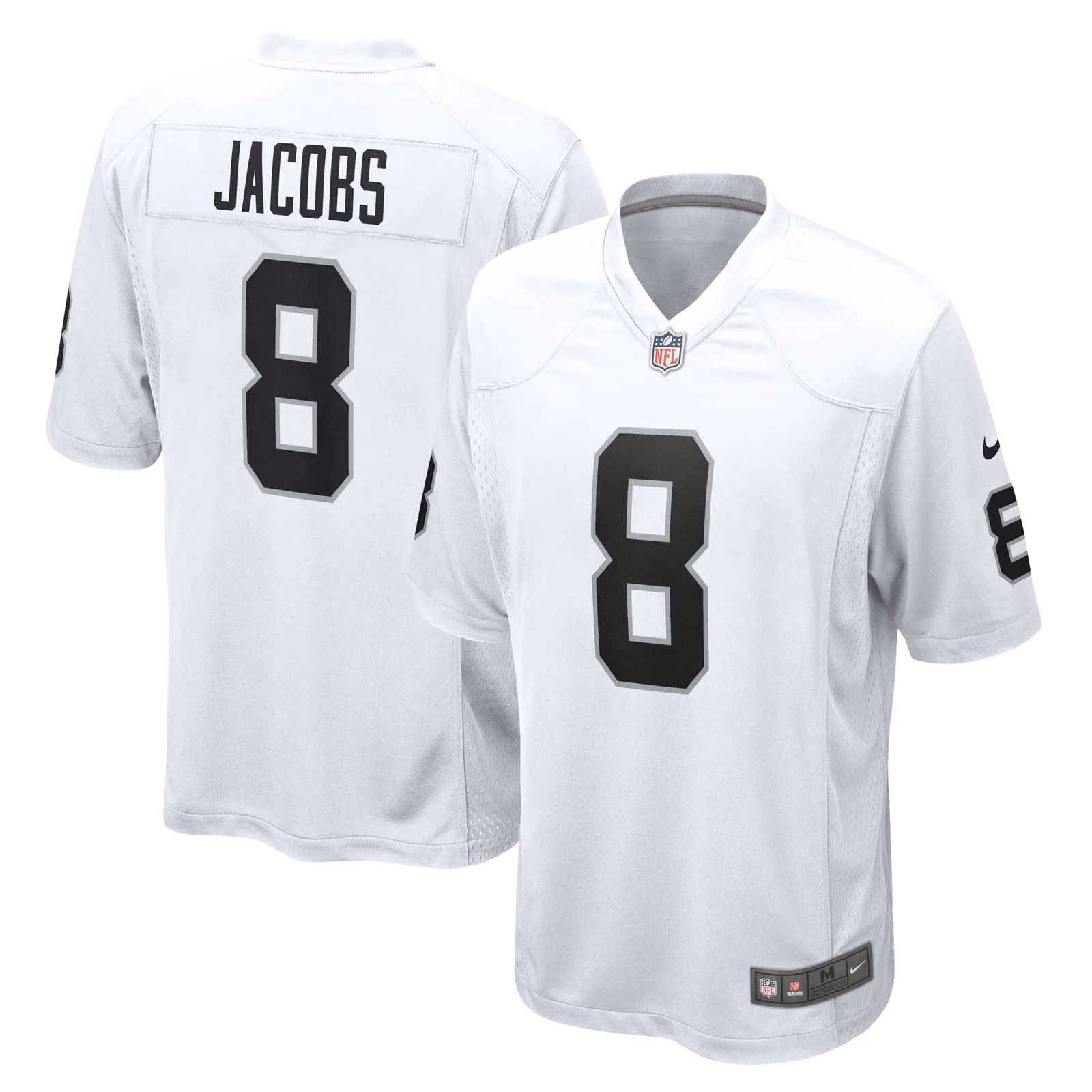 Men's Josh Jacobs Las Vegas Raiders Game Player Jersey - White -